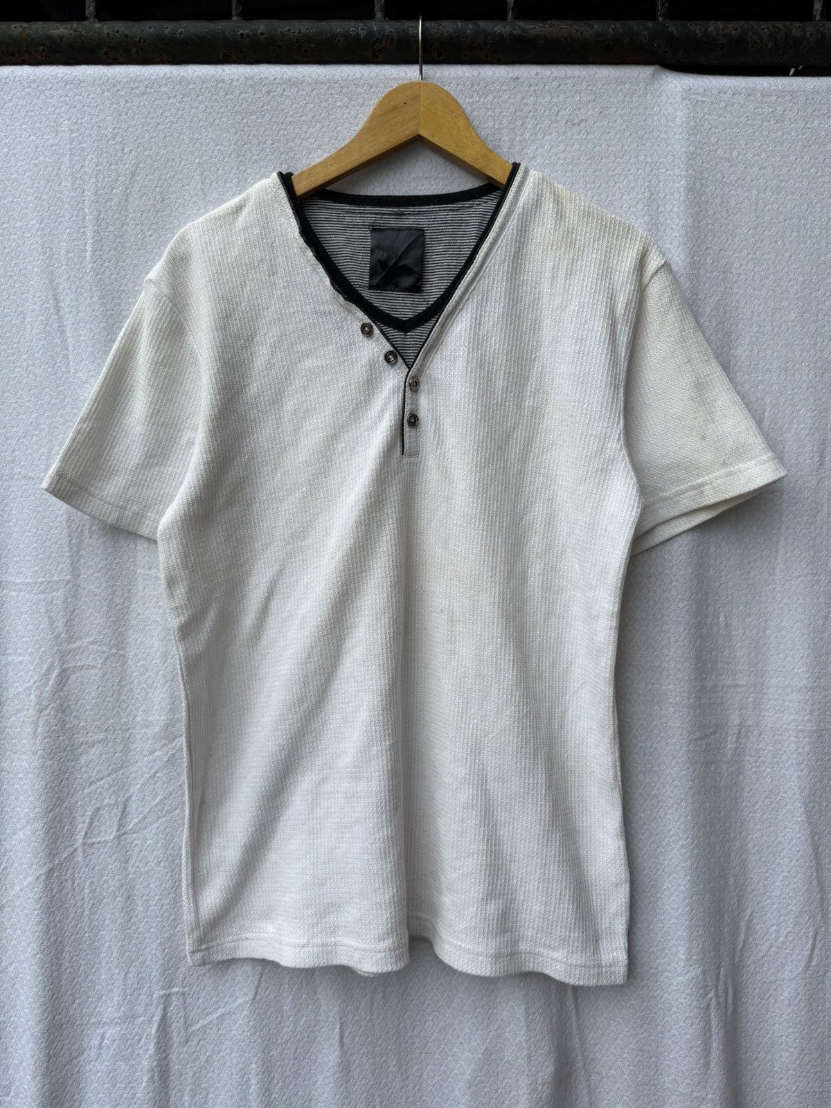 japanese brand double layers tee