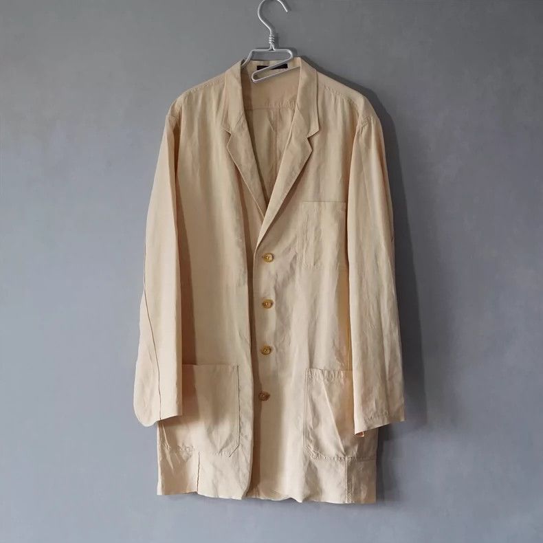 Yohji Yamamoto Yohji Yamamoto 94SS Linen Jacket-dmc Size US M / EU 48-50 / 2 - 1 Thumbnail