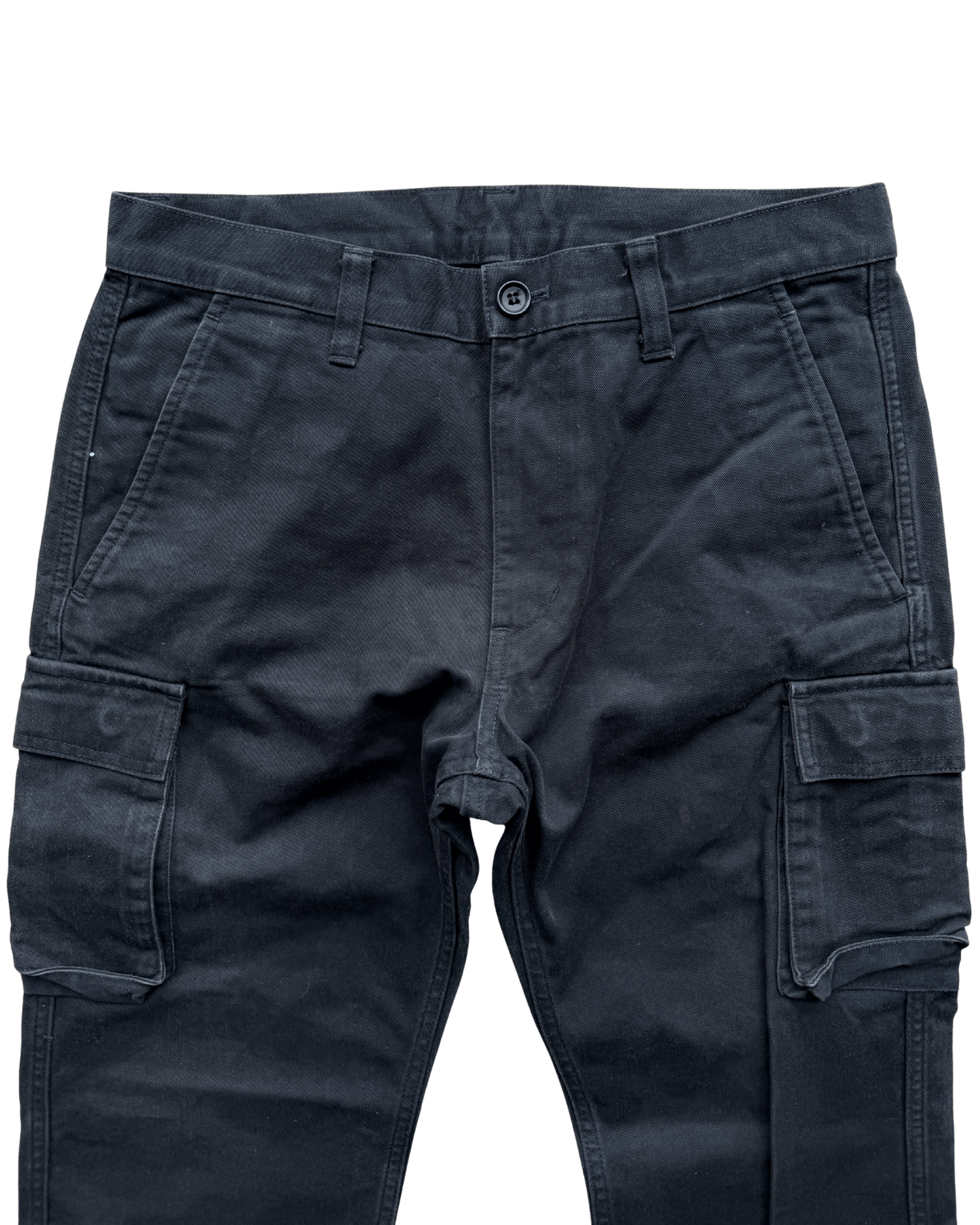 Comme des Garcons Homme Comme des Garçons Homme Black Two-Pocket Cargo Pants Size US 29 - 4 Thumbnail