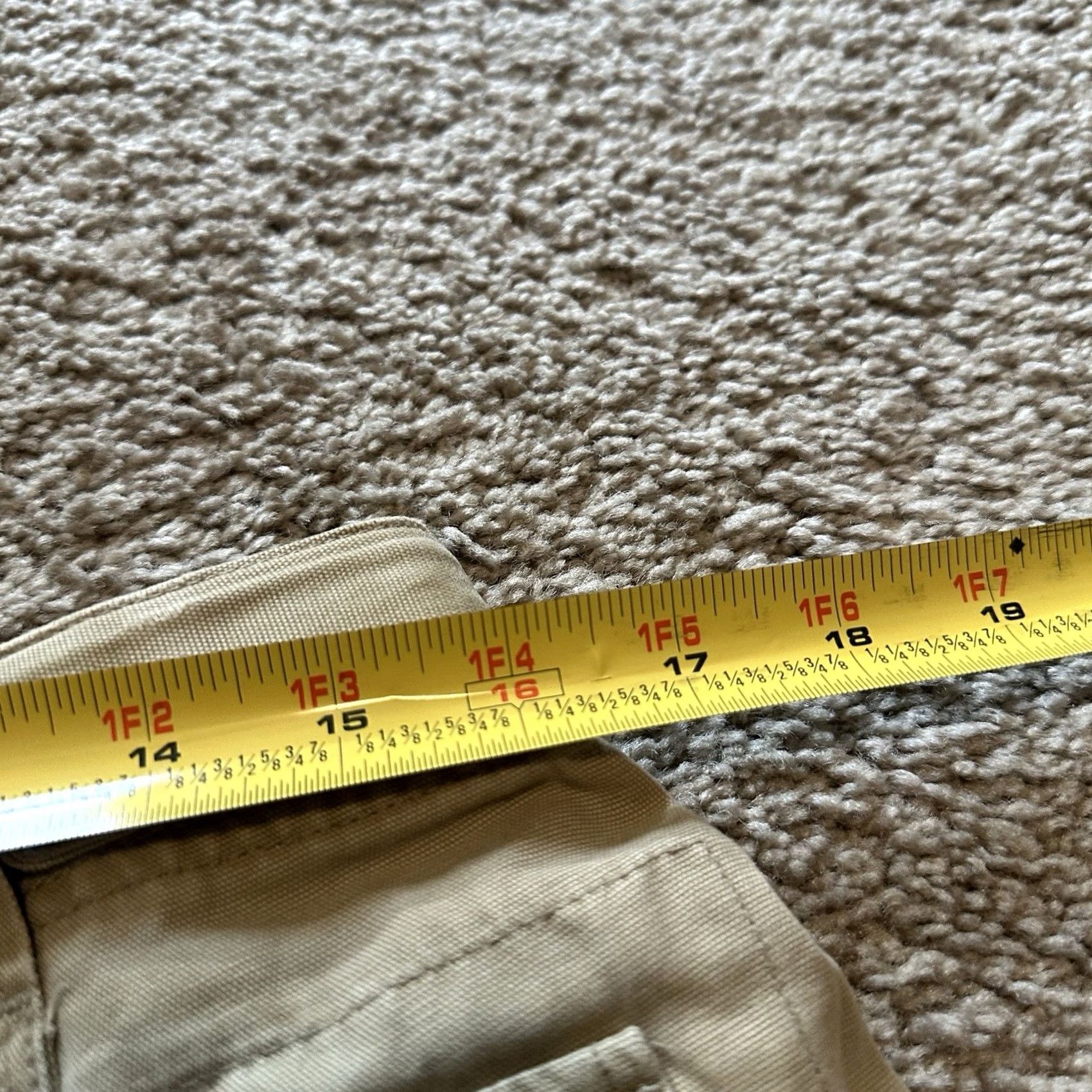 Abercrombie & Fitch VINTAGE Abercrombie & Fitch Cargo Pants Mens 34L Canvas Beige 34 Inseam Straight Pocket Grunge Style Size US 34 / EU 50 - 6 Thumbnail
