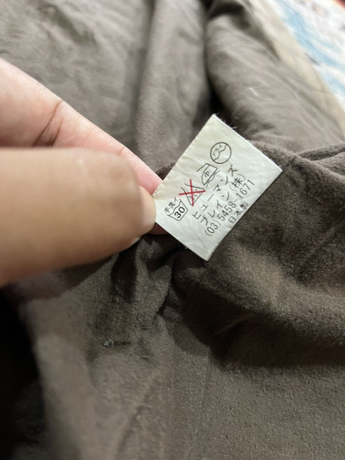 Japanese Brand Brown checked cotton blazer Size US M / EU 48-50 / 2 - 12 Thumbnail