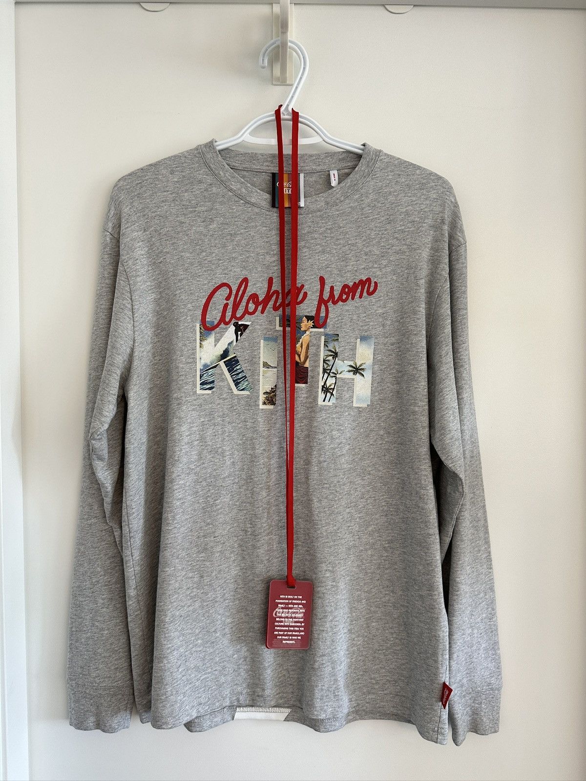 Kith Kith L/S Crinkle Nylon Johnson Crewneck Size M | Grailed