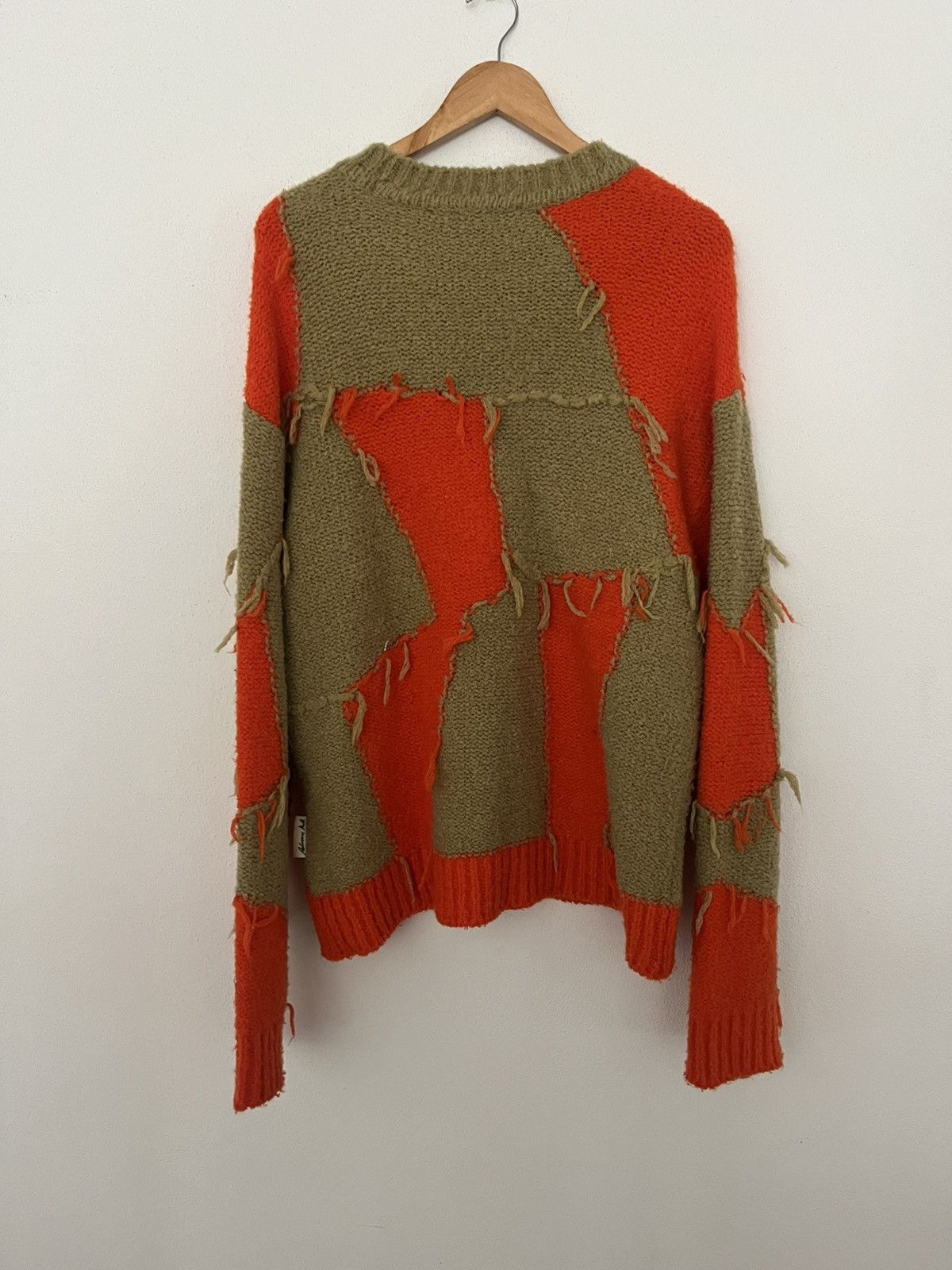 Andersson Bell Andersson Bell orange / beige patchwork knit sweater Size US L / EU 52-54 / 3 - 4 Thumbnail