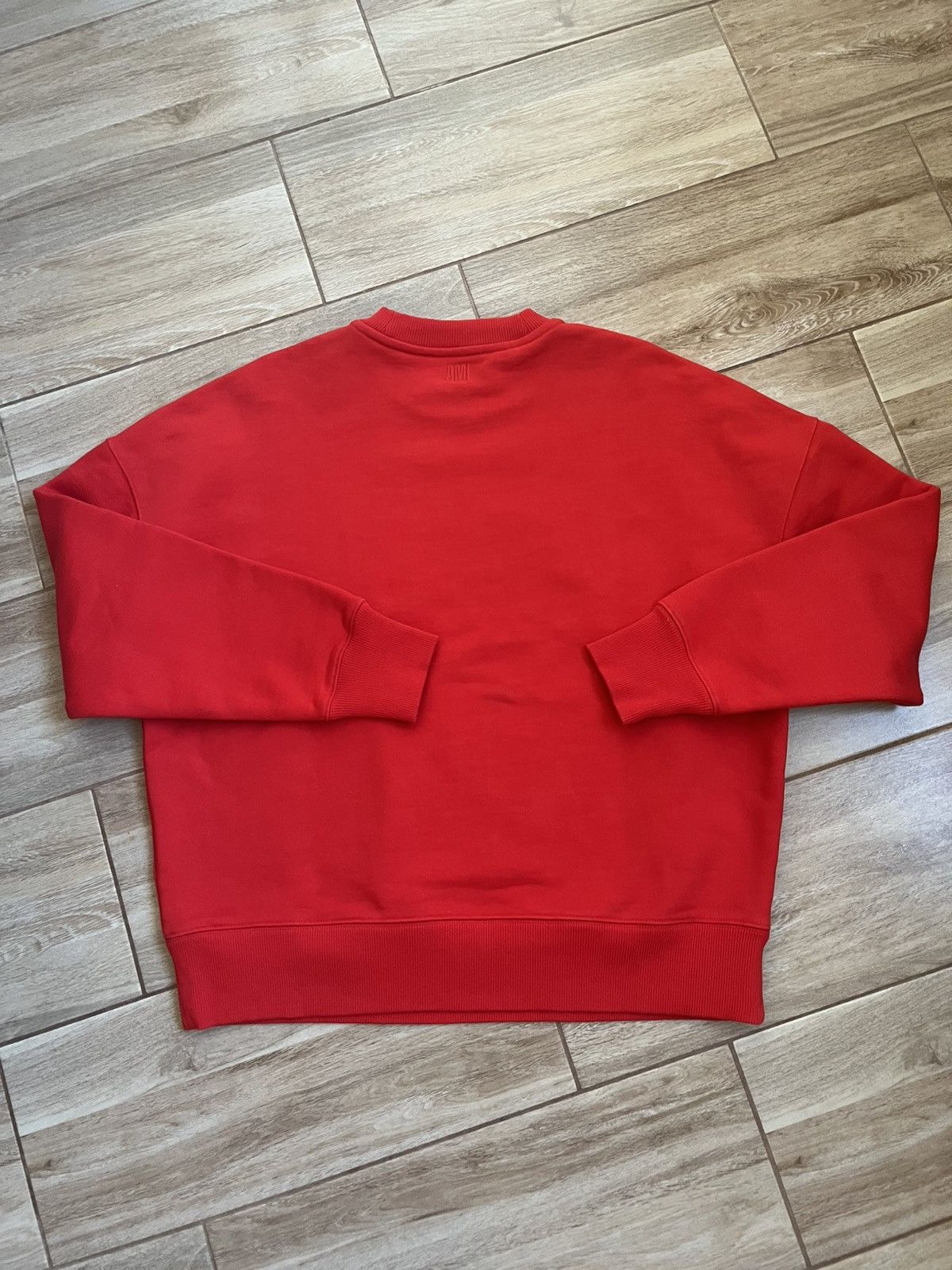 AMI AMI PARIS RED 'CŒUR SACRÉ CREWNECK Size S / US 4 / IT 40 - 5 Thumbnail