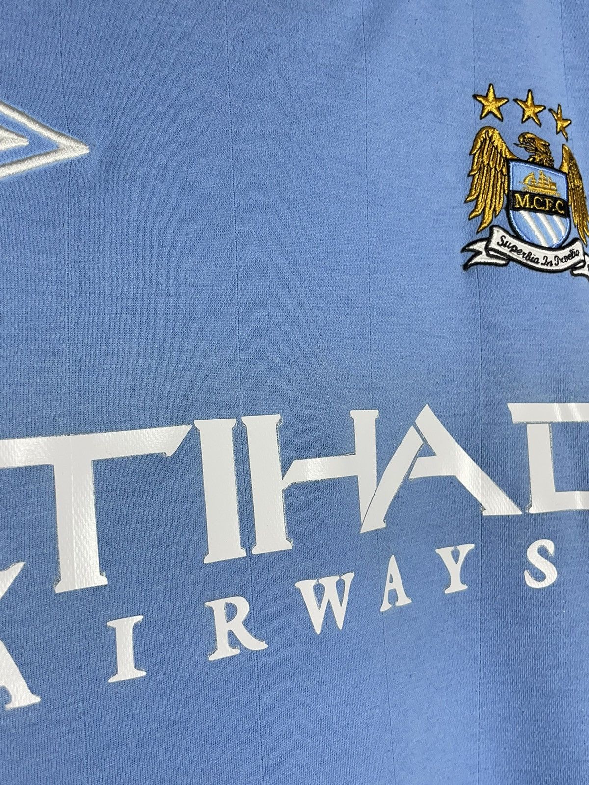 Umbro × Vintage #21 David Silva Manchester City Umbro 2010/11 Long Sleeve Size US M / EU 48-50 / 2 - 7 Thumbnail