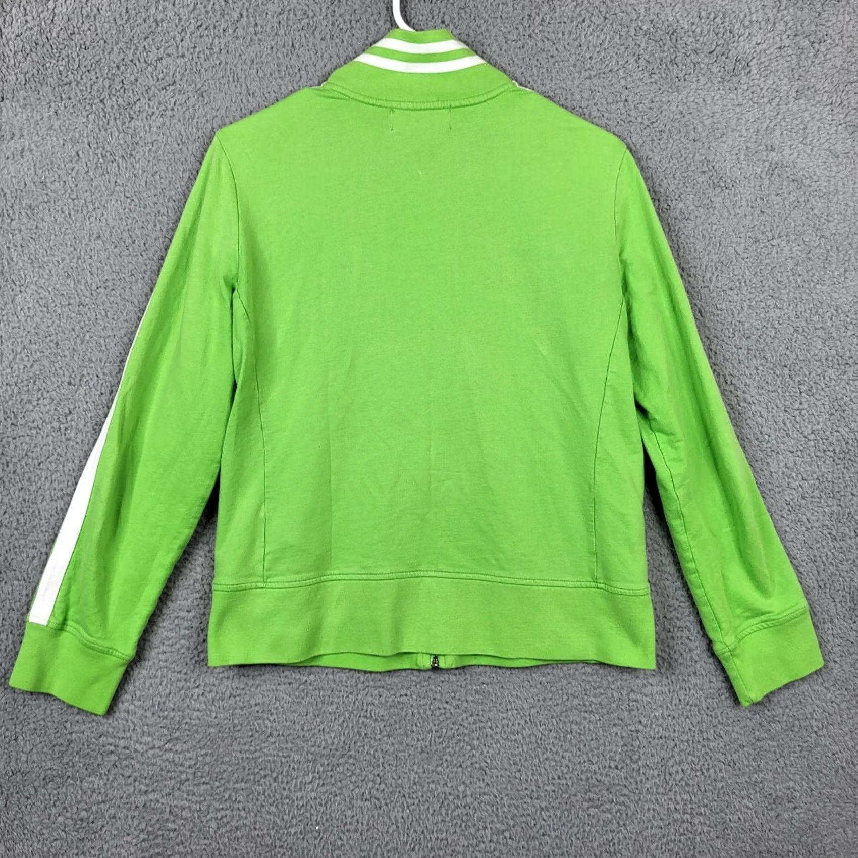 Ralph Lauren Ralph Lauren Women's Sweatshirt 100% Cotton Green/white Full Zip Size L Regular Fit Crew Neck Pullover Casual Size L / US 10 / IT 46 - 5 Thumbnail