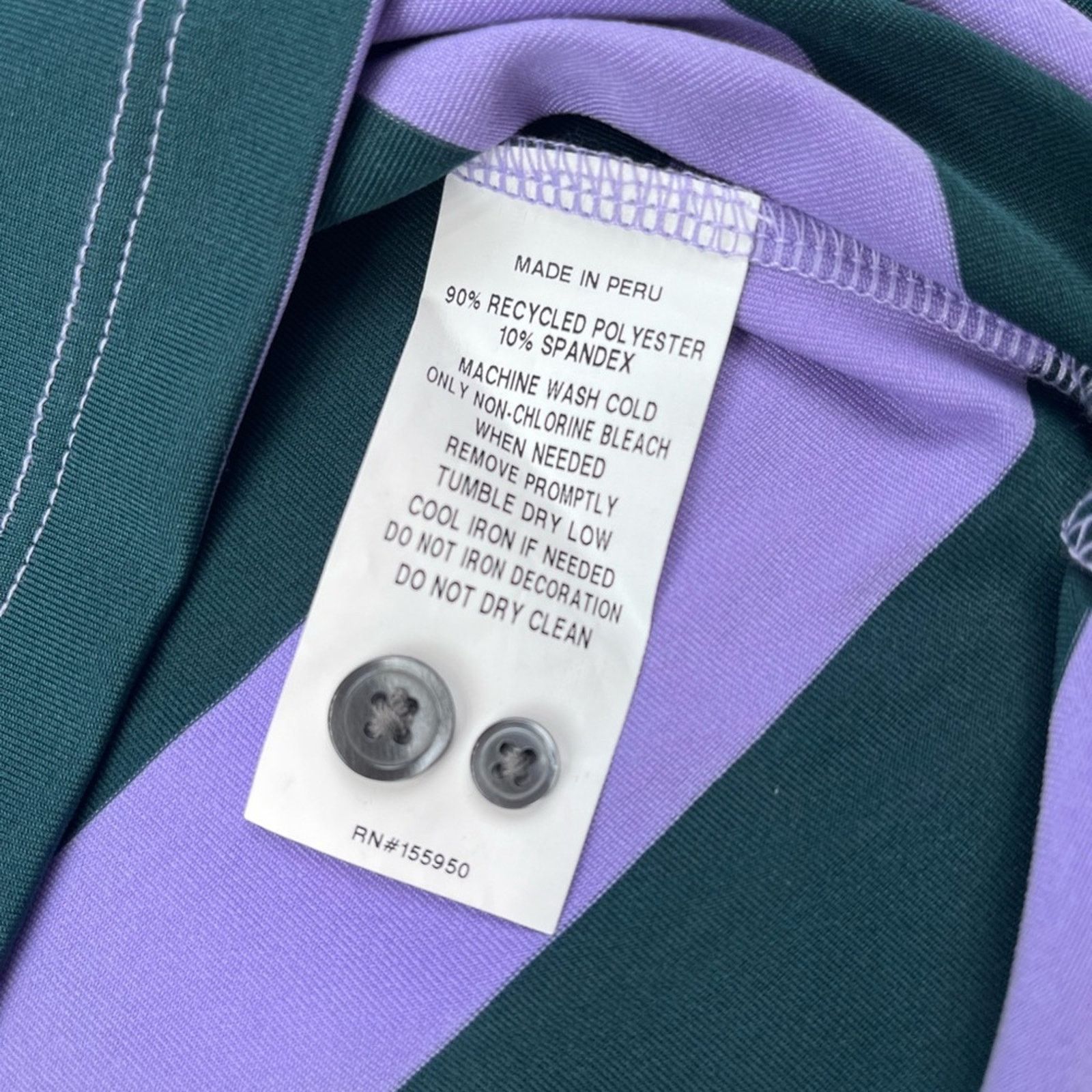 Other Greyson Men’s L Purple Saguache Striped Windflower Golf Polo Size US L / EU 52-54 / 3 - 6 Thumbnail