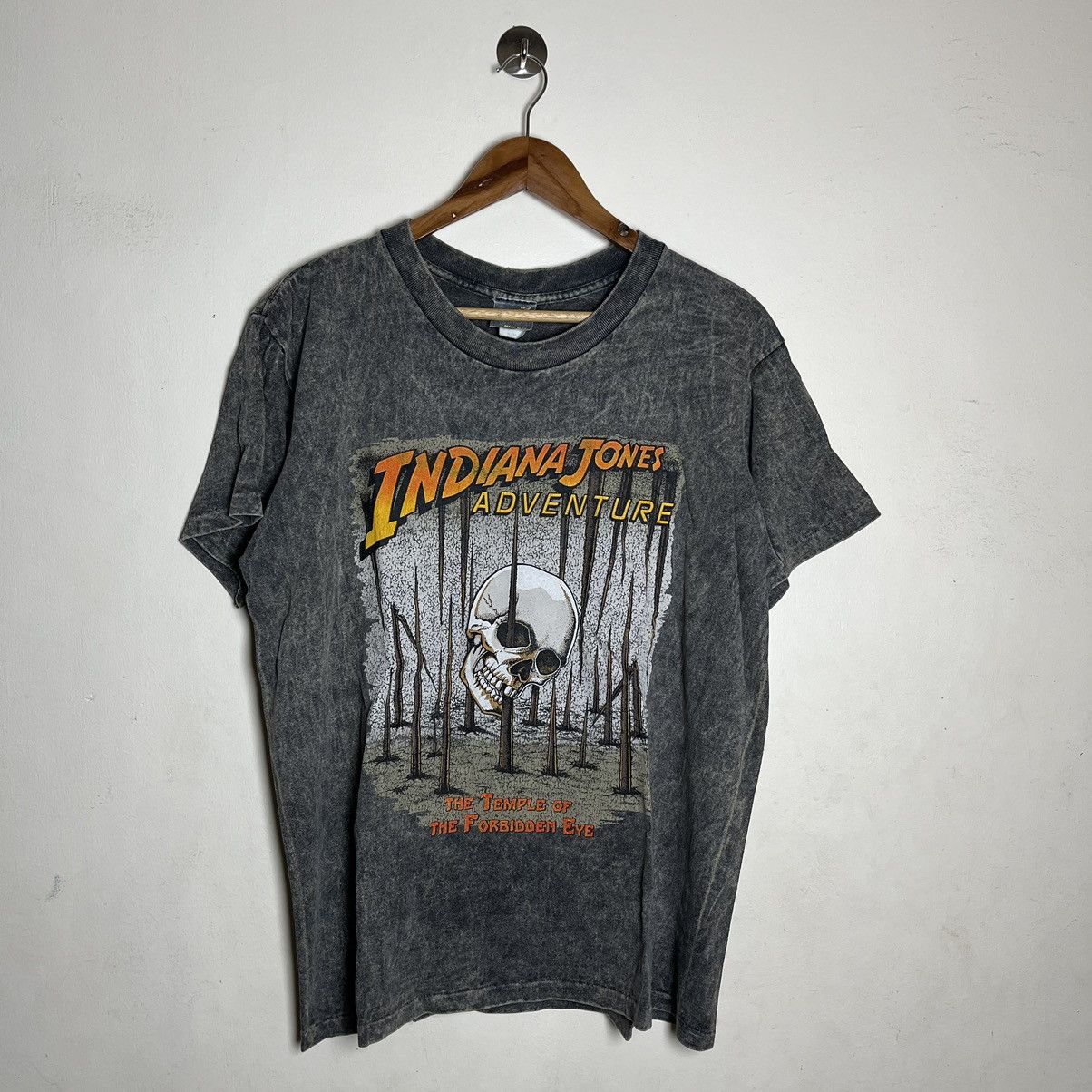 Vintage Rare Vintage 90's Indiana Jones Movie Shirt Size US L / EU 52-54 / 3 - 1 Thumbnail