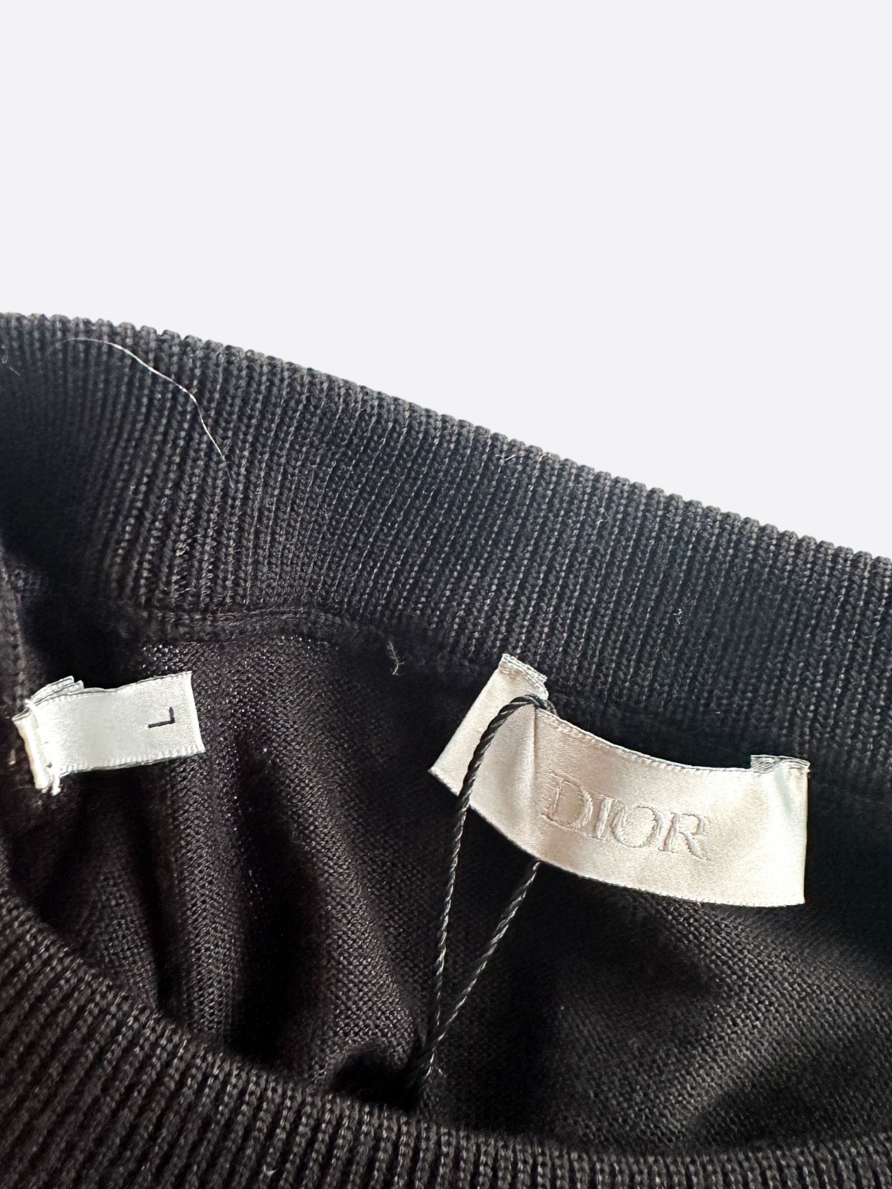 Club Sorayama × Dior Dior Sorayama Black Cherry Blossom Wool Sweater Size US L / EU 52-54 / 3 - 3 Thumbnail