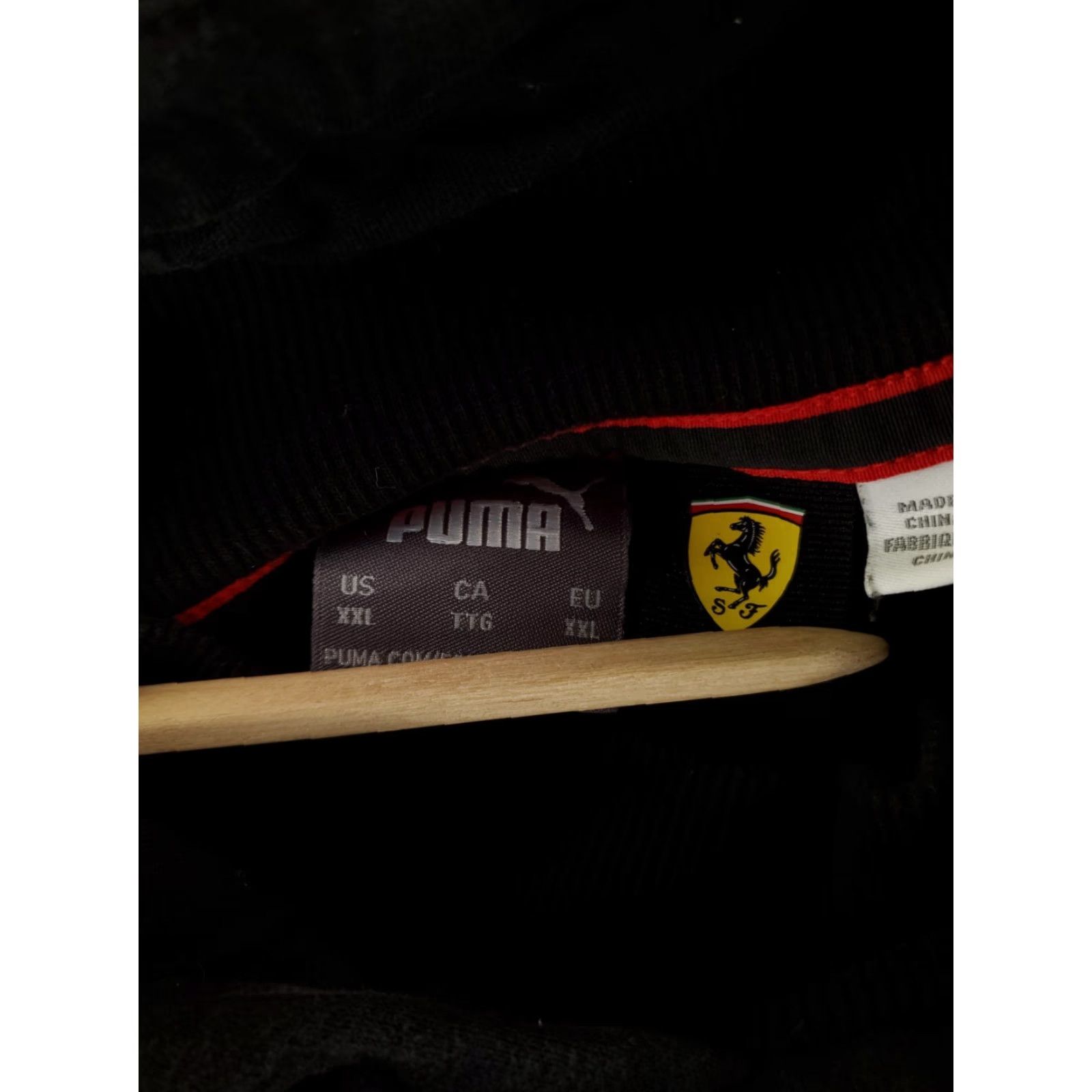 Puma PUMA Hoodie Ferarri Scuderia Racing Black Long Sleeve Kangaroo Mens XXL Shirt Size US XXL / EU 58 / 5 - 5 Thumbnail
