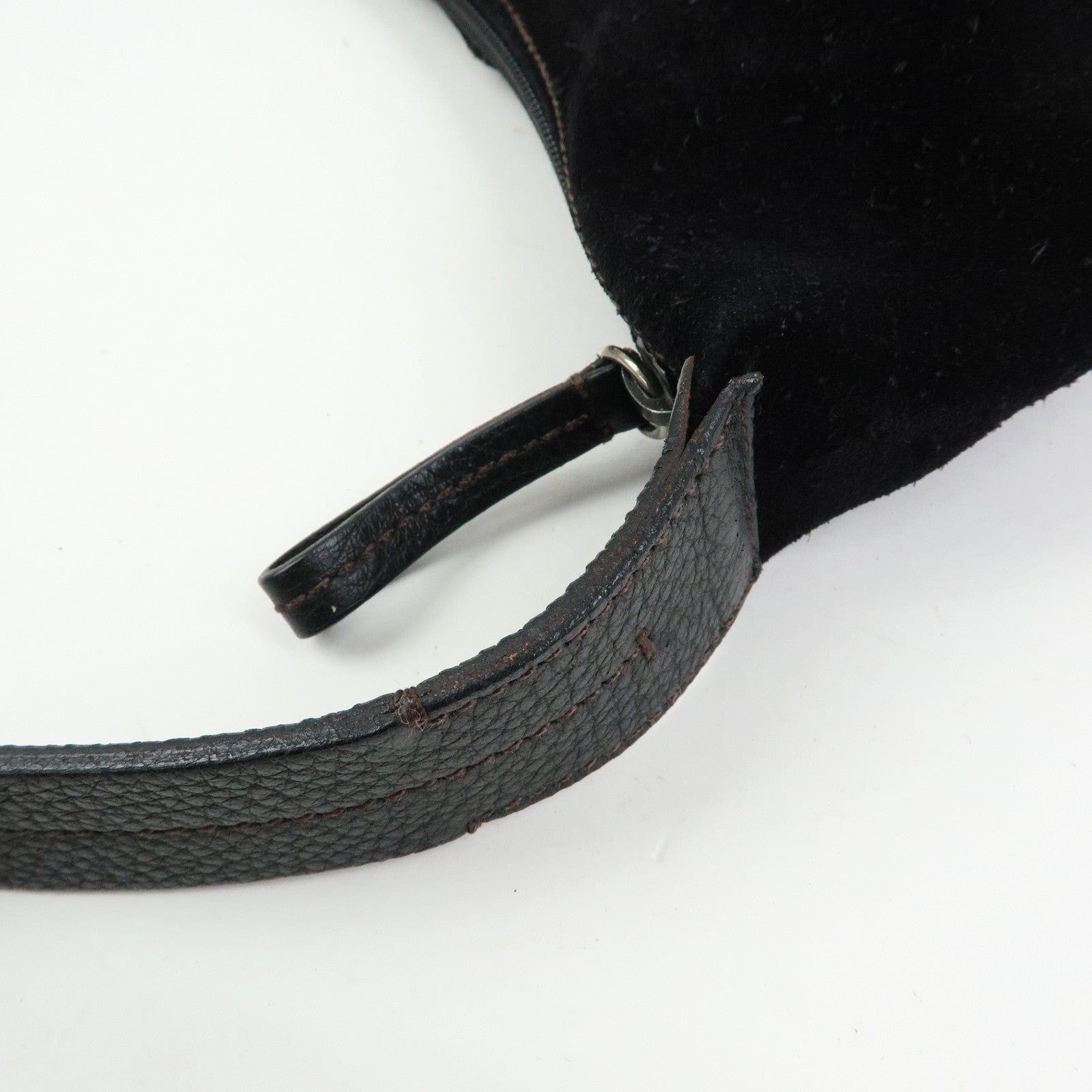 Miu Miu Miu Miu Suede Shoulder Bag Black Size ONE SIZE - 9 Thumbnail