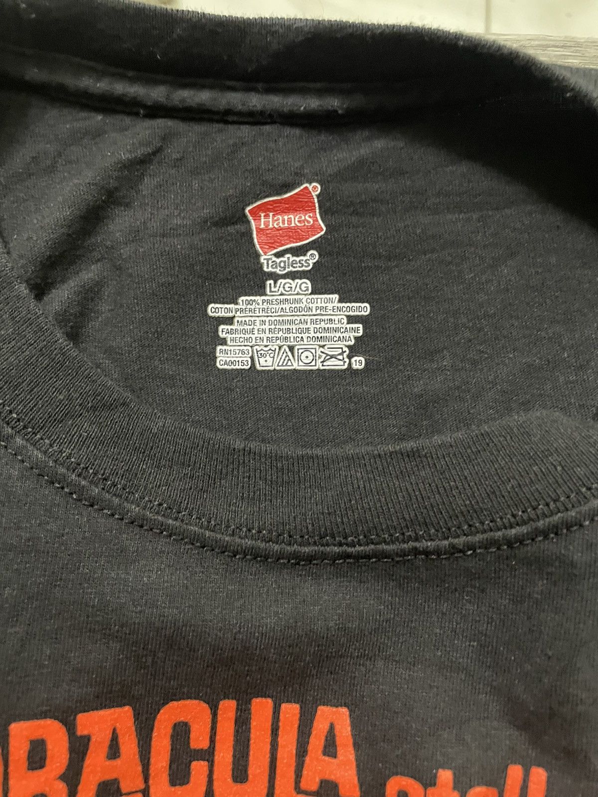 Hanes Vintage Black Sunday Horror Shirt Size US L / EU 52-54 / 3 - 4 Thumbnail