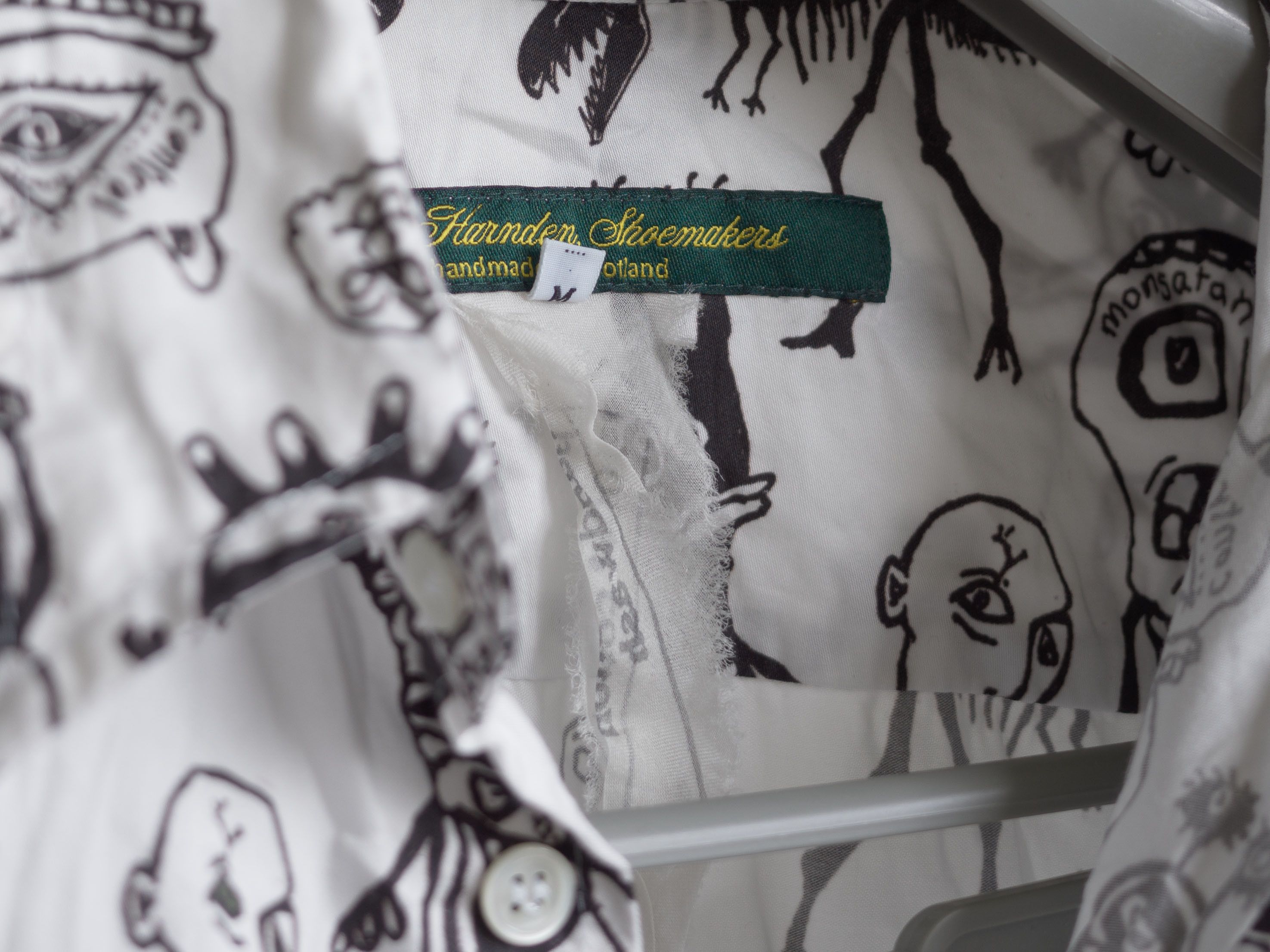Paul Harnden Shoemakers AW2014 MEN'S SHIRT SOCIAL OUTRAGE PRINT