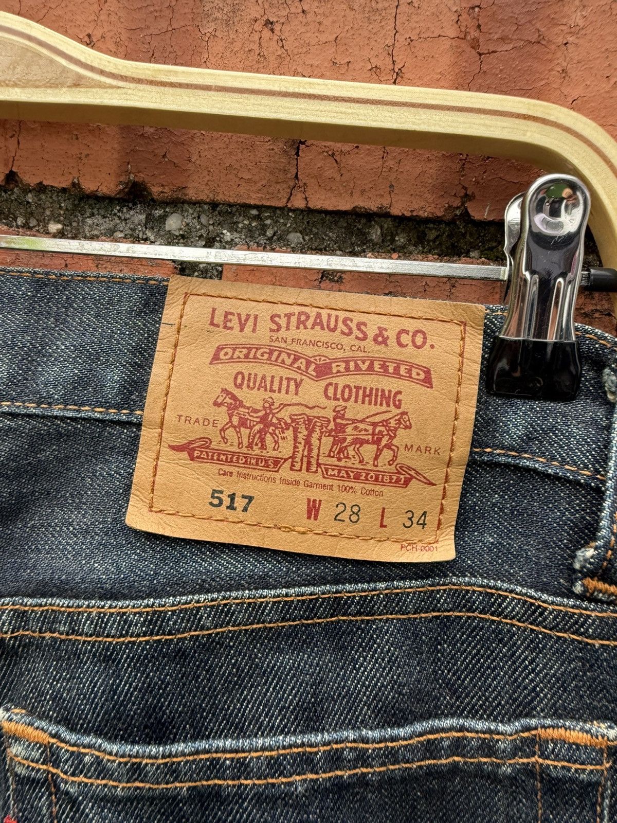 Levi's Vintage Clothing W29x29.5 Vintage levi’s 517 flare bell bottom bootcut Size US 29 - 4 Thumbnail