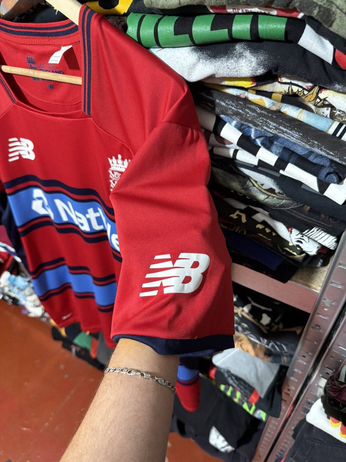 New Balance Vintage England Team Jersey Cricket Shirt New Balance Trikot Size US XXL / EU 58 / 5 - 8 Thumbnail