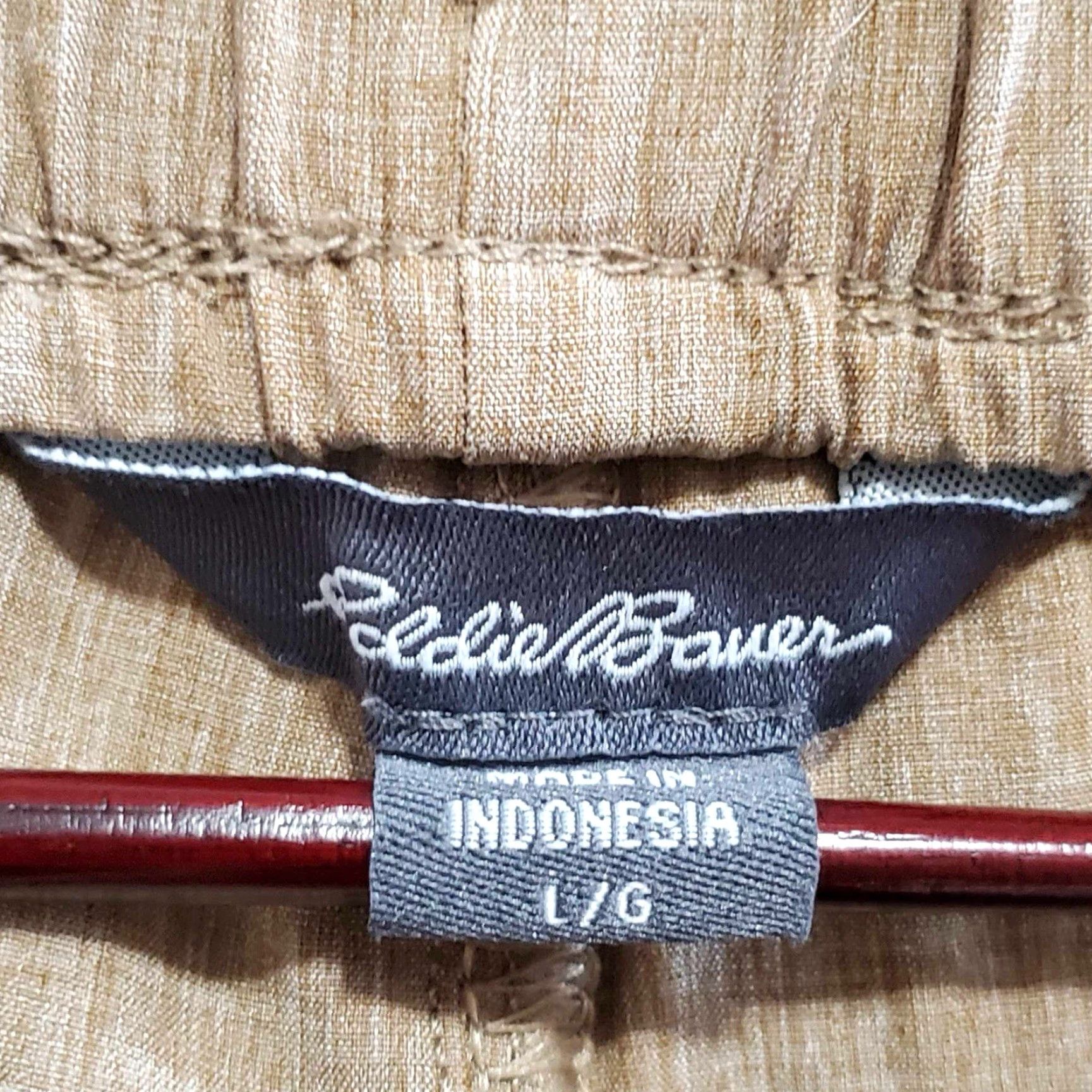 Eddie Bauer Eddie Bauer Pull On Short Large MSRP: 0.00 UPF 50+ Water Repellent Stretch Multicolor Chino Mens L Size US 33 - 2 Thumbnail