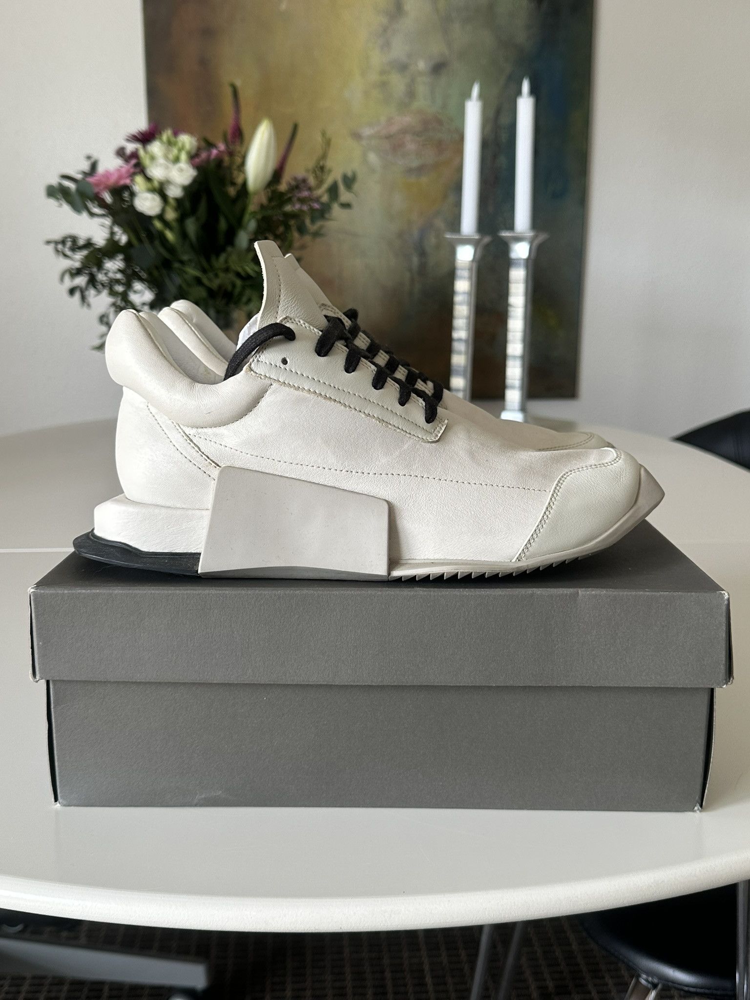 Adidas × Rick Owens Rick Owens x Adidas Runner Low Size US 7.5 / EU 40-41 - 3 Thumbnail