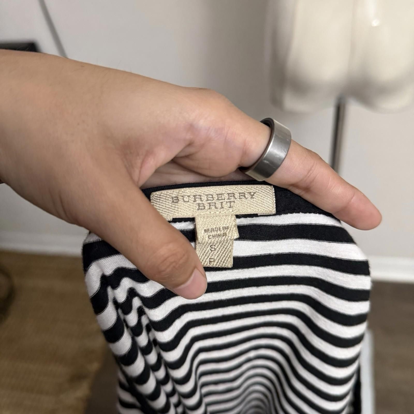 Burberry Striped Burberry Brit Small Womens T Shirt Size S / US 4 / IT 40 - 6 Thumbnail