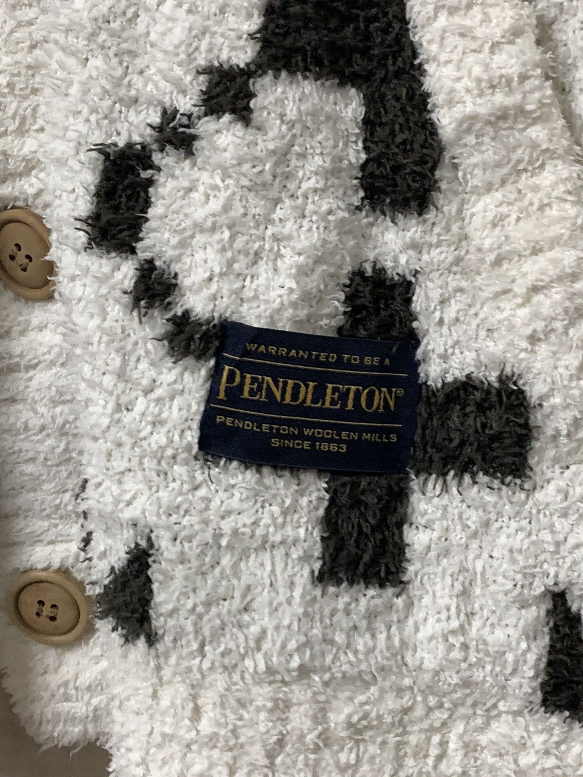 Japanese Brand × Pendleton Pendelton wool cardigan Size US L / EU 52-54 / 3 - 7 Thumbnail