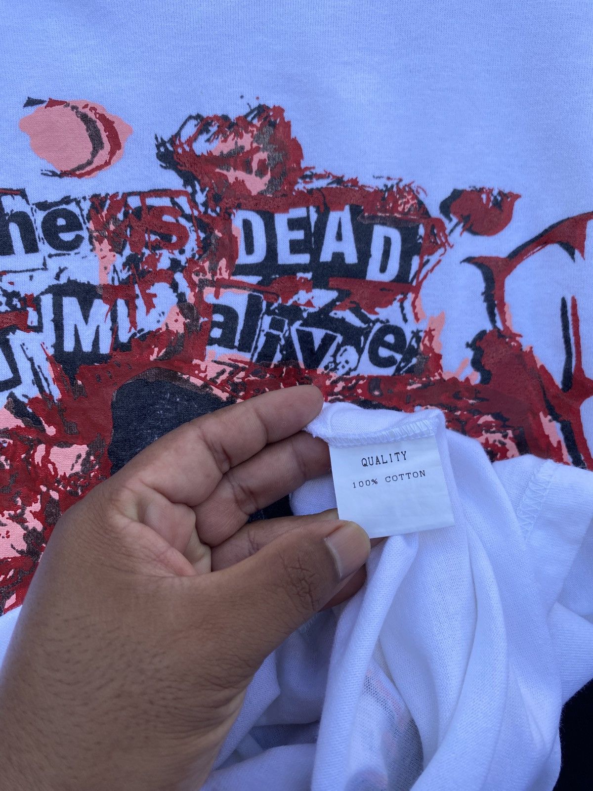 Japanese Brand Rare She’s Dead, I’m Alive, I’m Yours" Seditionaries T-shirt Size S / US 4 / IT 40 - 16 Thumbnail
