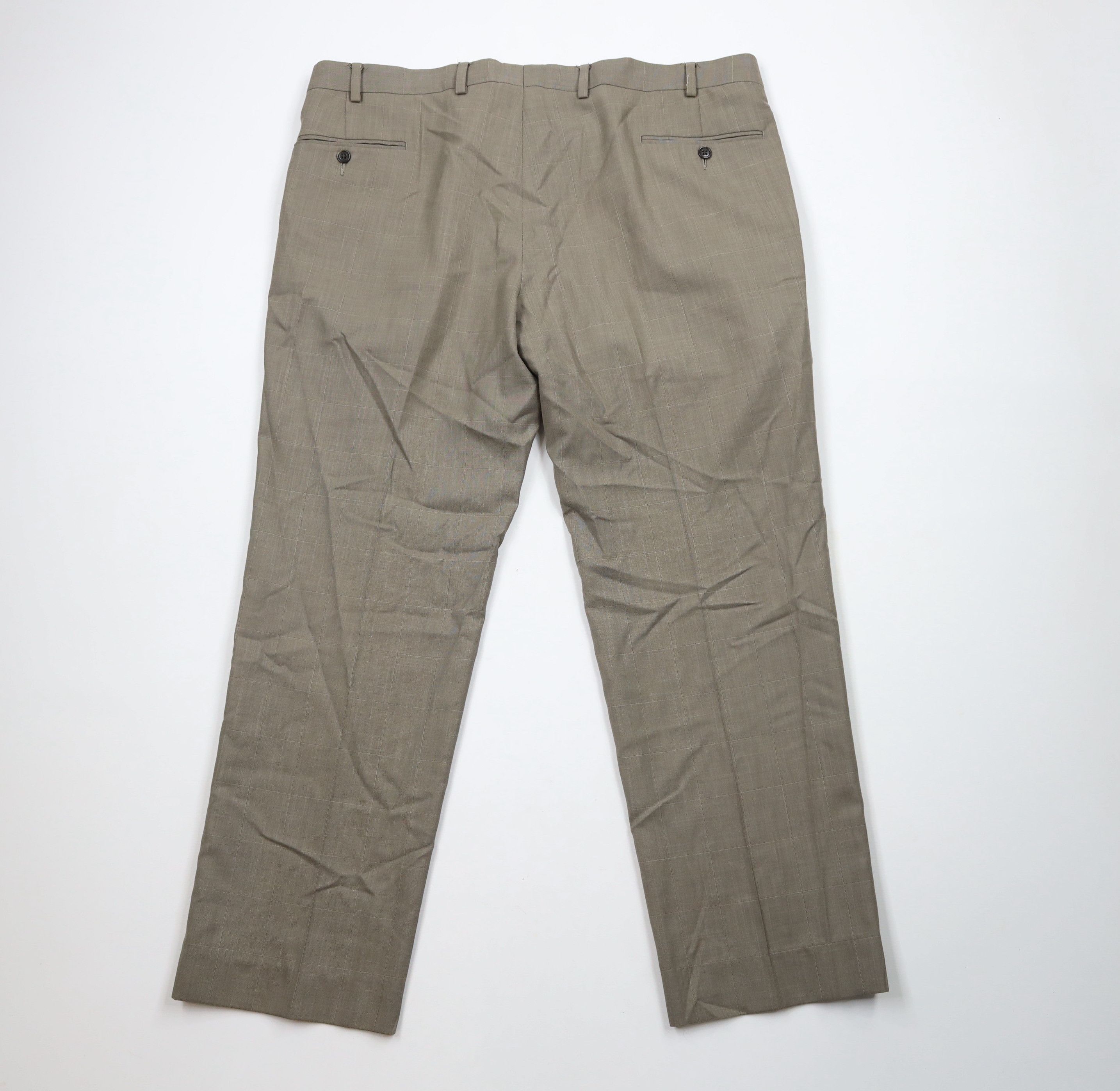 Ralph Lauren × Vintage Vintage Ralph Lauren Wide Leg Chino Pants Trousers Plaid Size US 38 / EU 54 - 7 Thumbnail