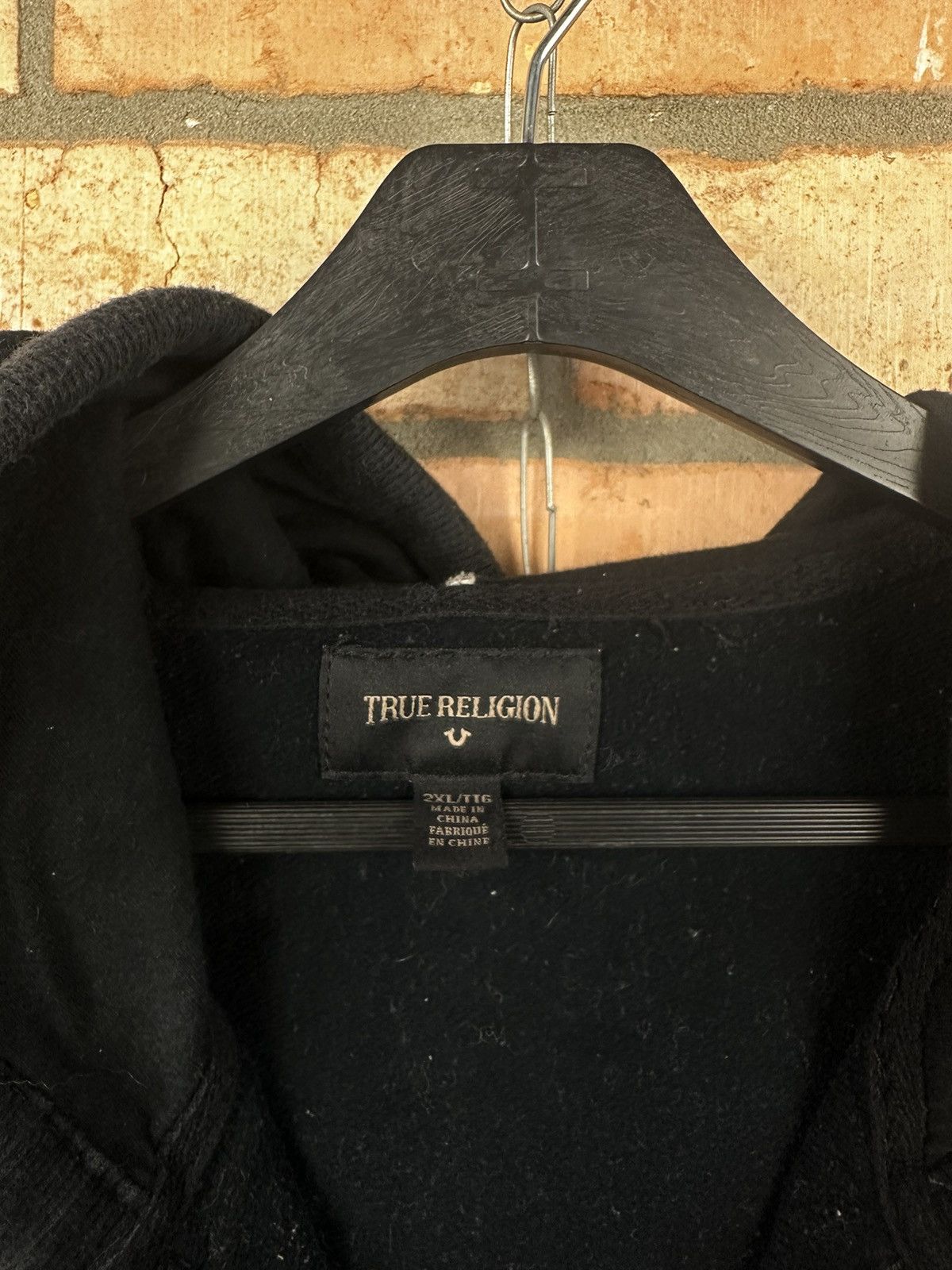 True Religion × Vintage Vintage True Religion Black Zip Hoodie Size XXL Size US XXL / EU 58 / 5 - 5 Thumbnail