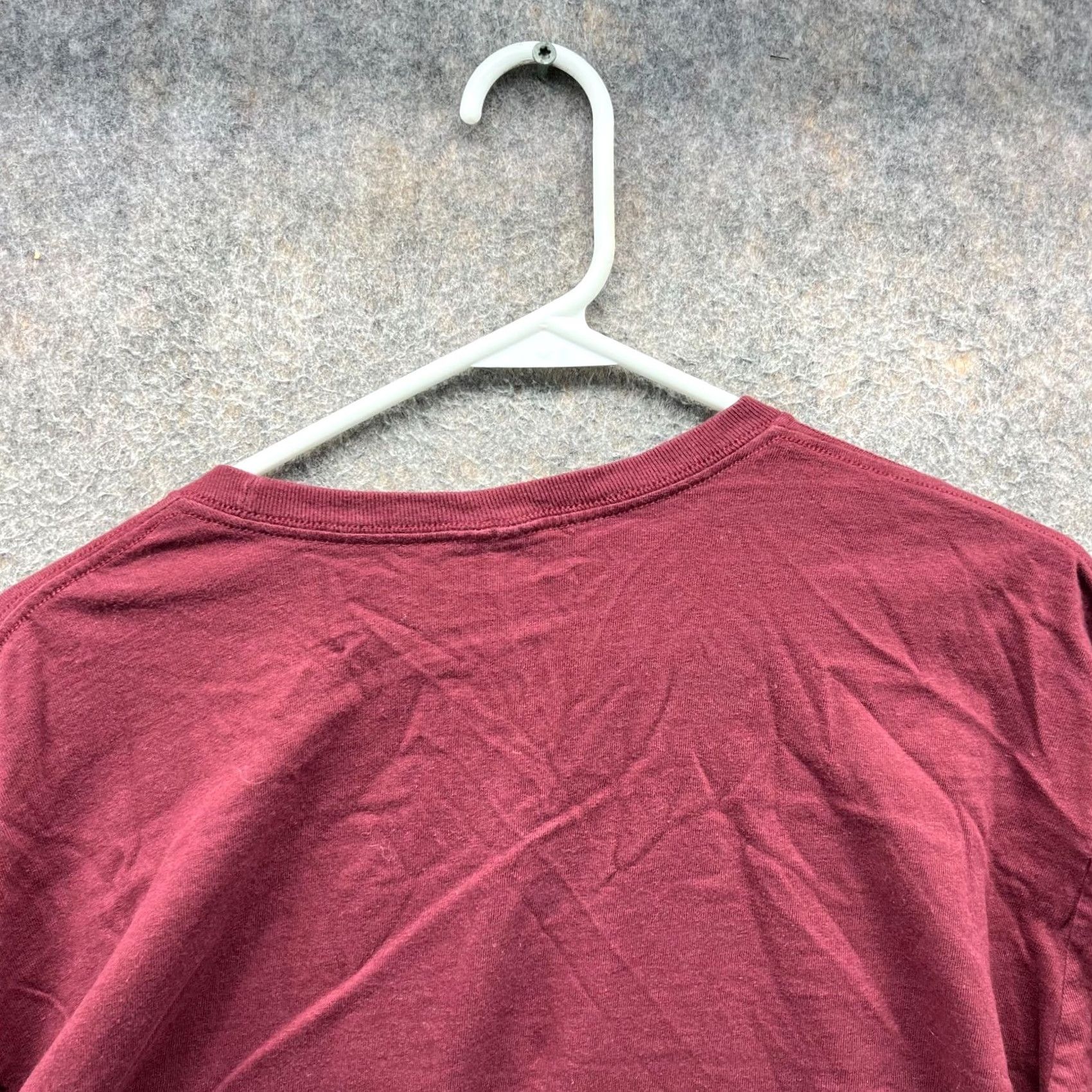 Vintage Columbia Shirt Mens XL Burgundy Long Sleeve Graphic Mountains Outdoor Cotton Tee Size US XL / EU 56 / 4 - 6 Thumbnail