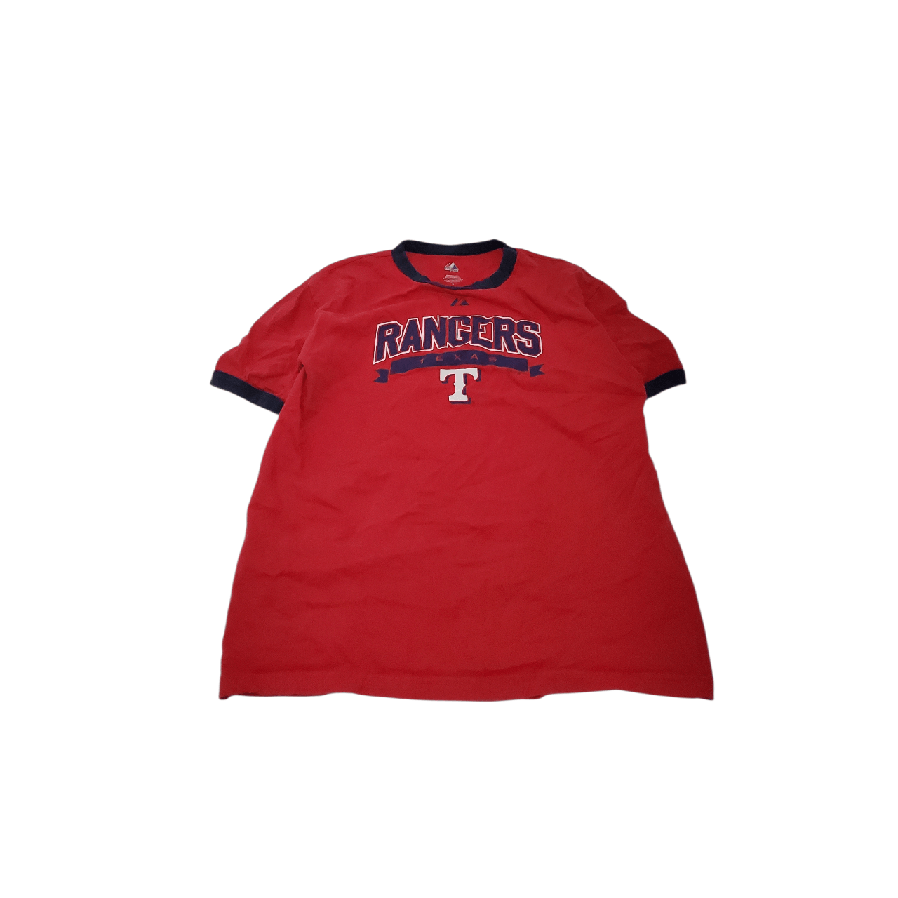 MLB 2010s Texas Rangers Ringer T-Shirt Size US L / EU 52-54 / 3 - 1 Thumbnail