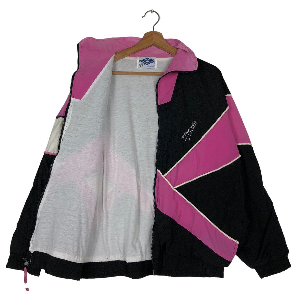 Japanese Brand 🔥Vtg Bomber Jacket Nylon Diamond Cut By Umbro Rare Design Size US M / EU 48-50 / 2 - 9 Thumbnail
