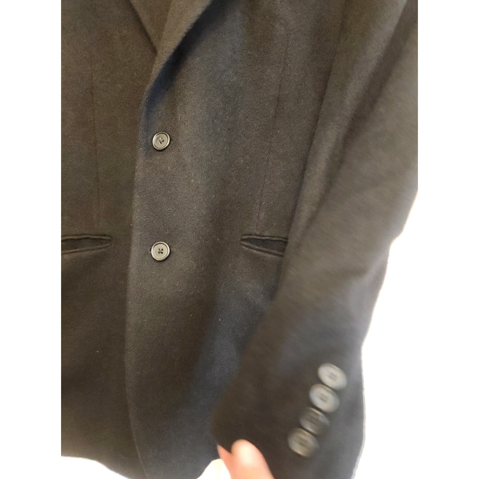 Jos. A. Bank Jos. A. Bank Blazer Sport Coat Mens Gray 38R 2 Button Camelhair Notch Lapel Single-Breasted Casual Business Jacket Size 38R - 2 Thumbnail