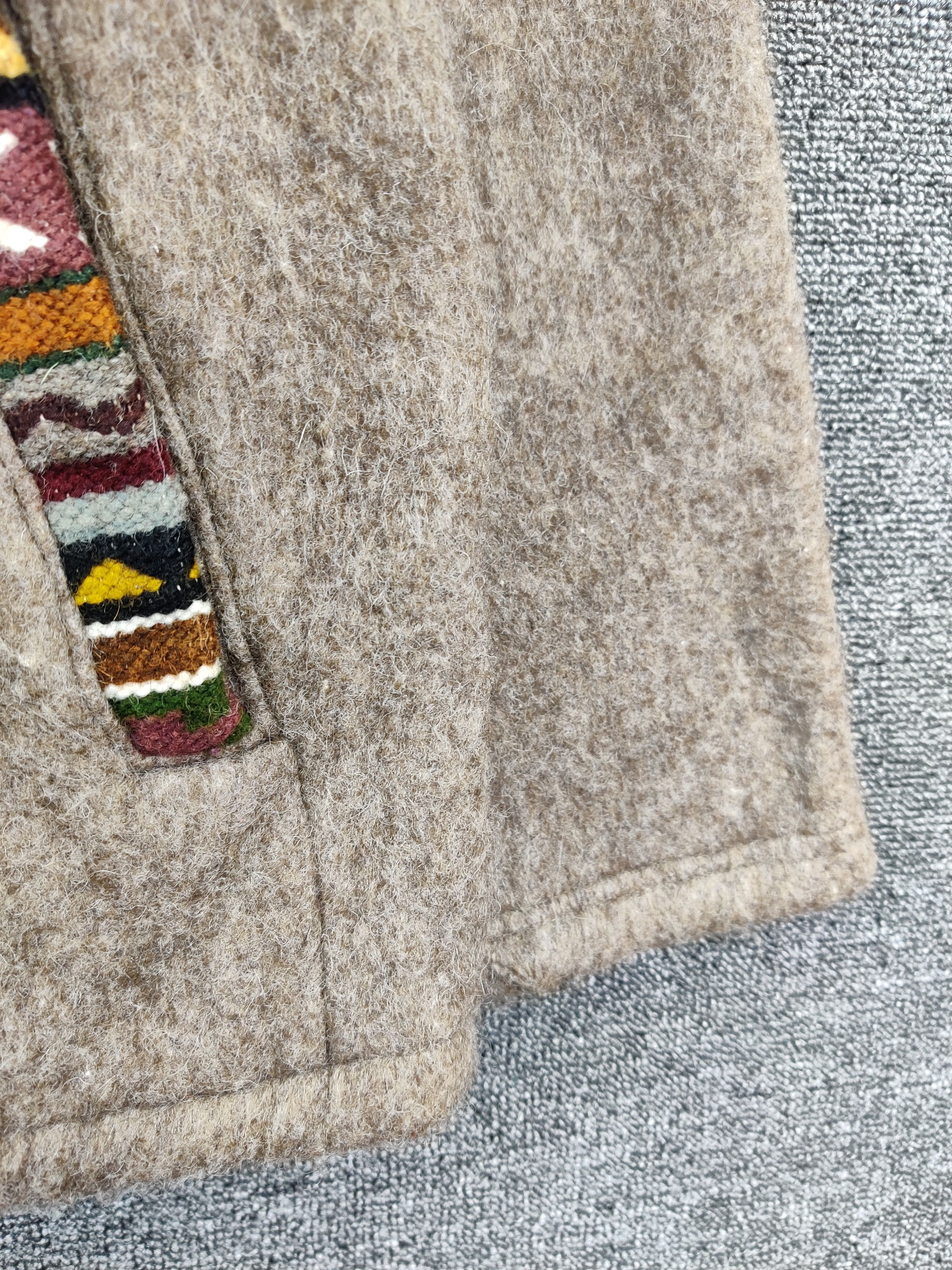 Japanese Brand Vintage Navajo Shiquiry Wool Mohair Zipper Jacket Size US M / EU 48-50 / 2 - 3 Thumbnail