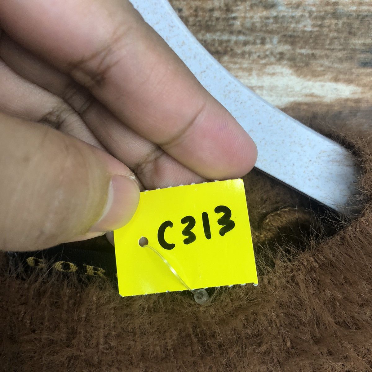 Japanese Brand DL Gorge Brown Mohair shaggy Knitwear #C313 Size S / US 4 / IT 40 - 9 Thumbnail