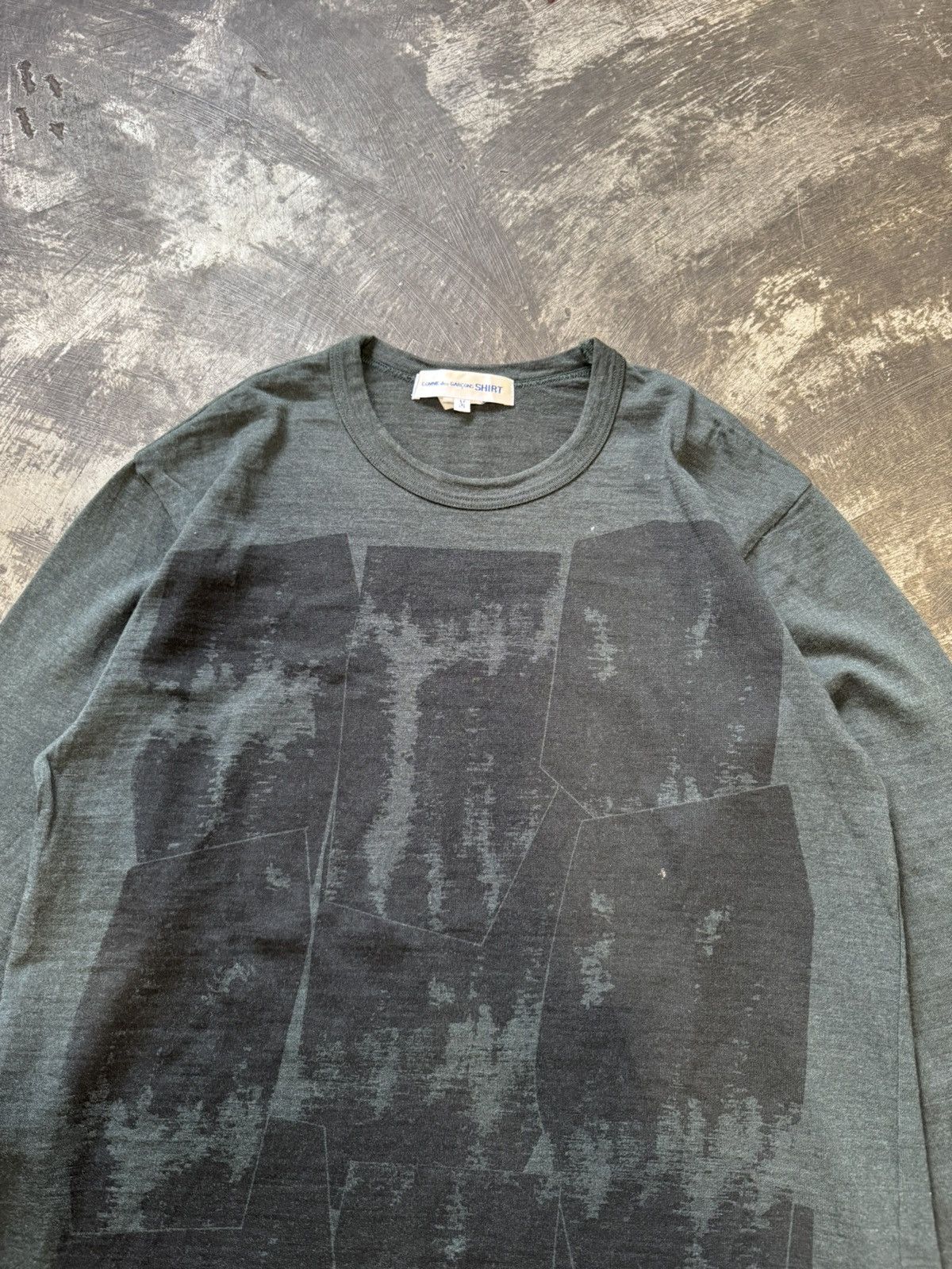 Comme des Garcons SHIRT COMME DES GARCONS ABSTRACT MOTIF LONG SHIRT Size US M / EU 48-50 / 2 - 2 Thumbnail