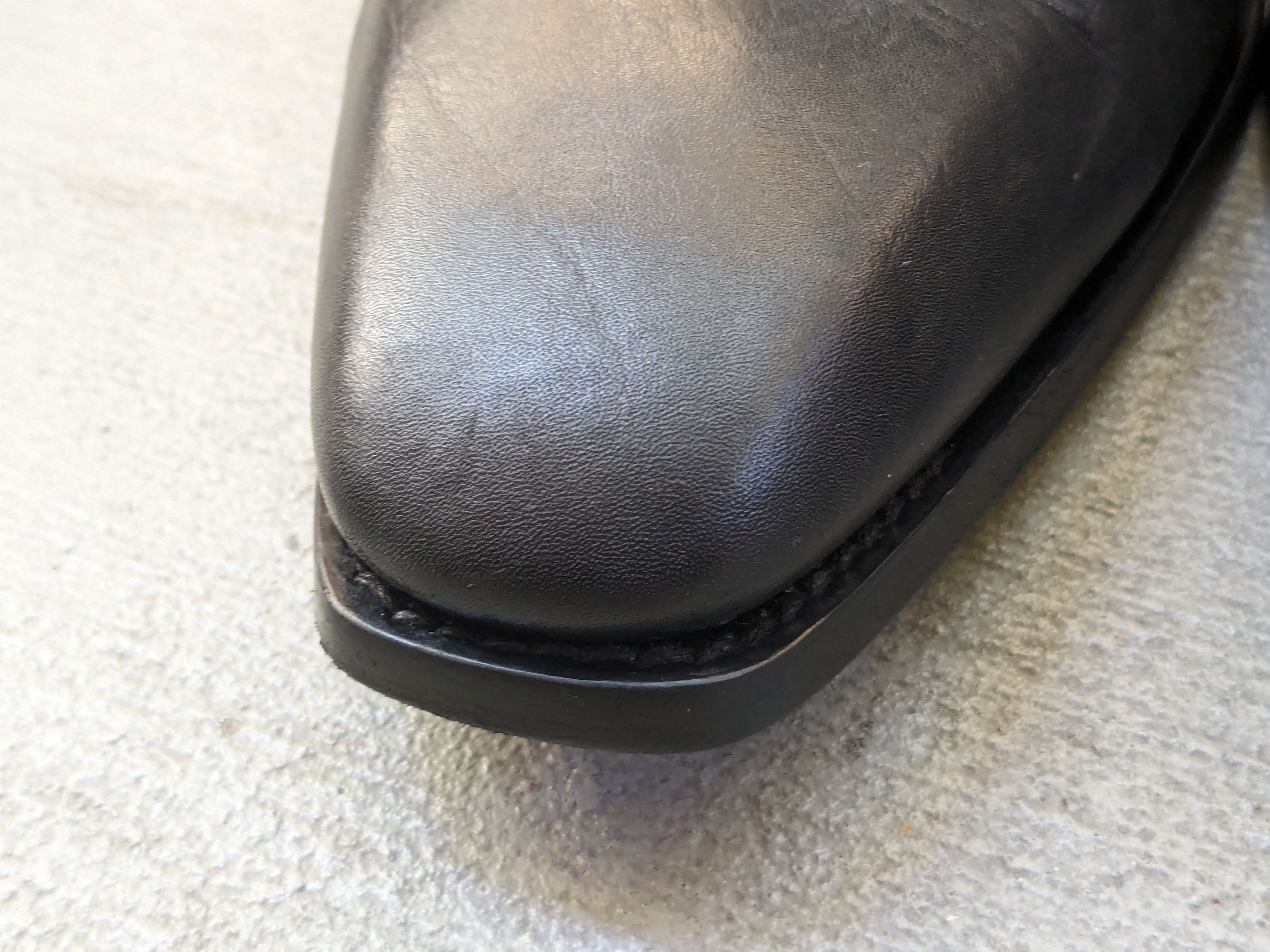 Gucci Gucci Side Zip Boots Black 12 D Leather GG Logo Chelsea Size US 12 / EU 45 - 6 Thumbnail