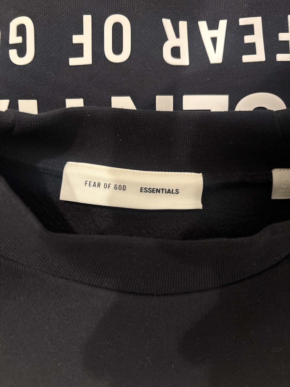 Fear of God Essentials Fear of God Black Long Sleeve Size US S / EU 44-46 / 1 - 2 Thumbnail