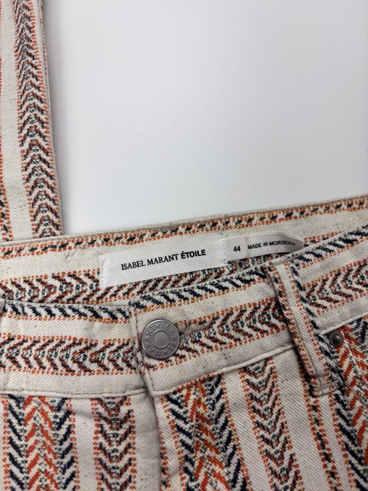 Isabel Marant Etoile Isabel Marant Etoile Chevron Striped Stretch Pants Size 44 Size 32" / US 10 / IT 46 - 7 Thumbnail