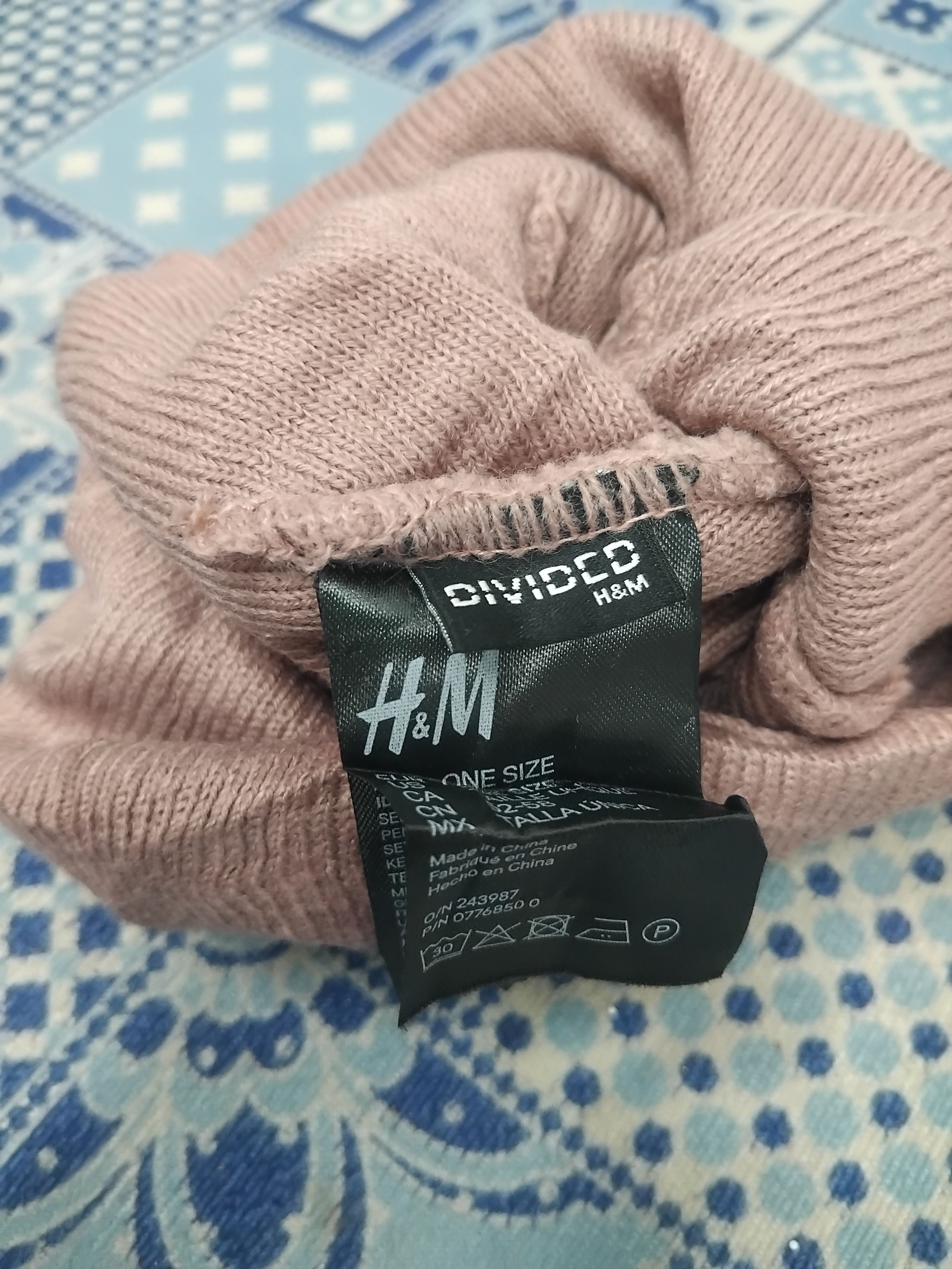 H&M 💥H&M soft pink Beanie Size ONE SIZE - 2 Thumbnail