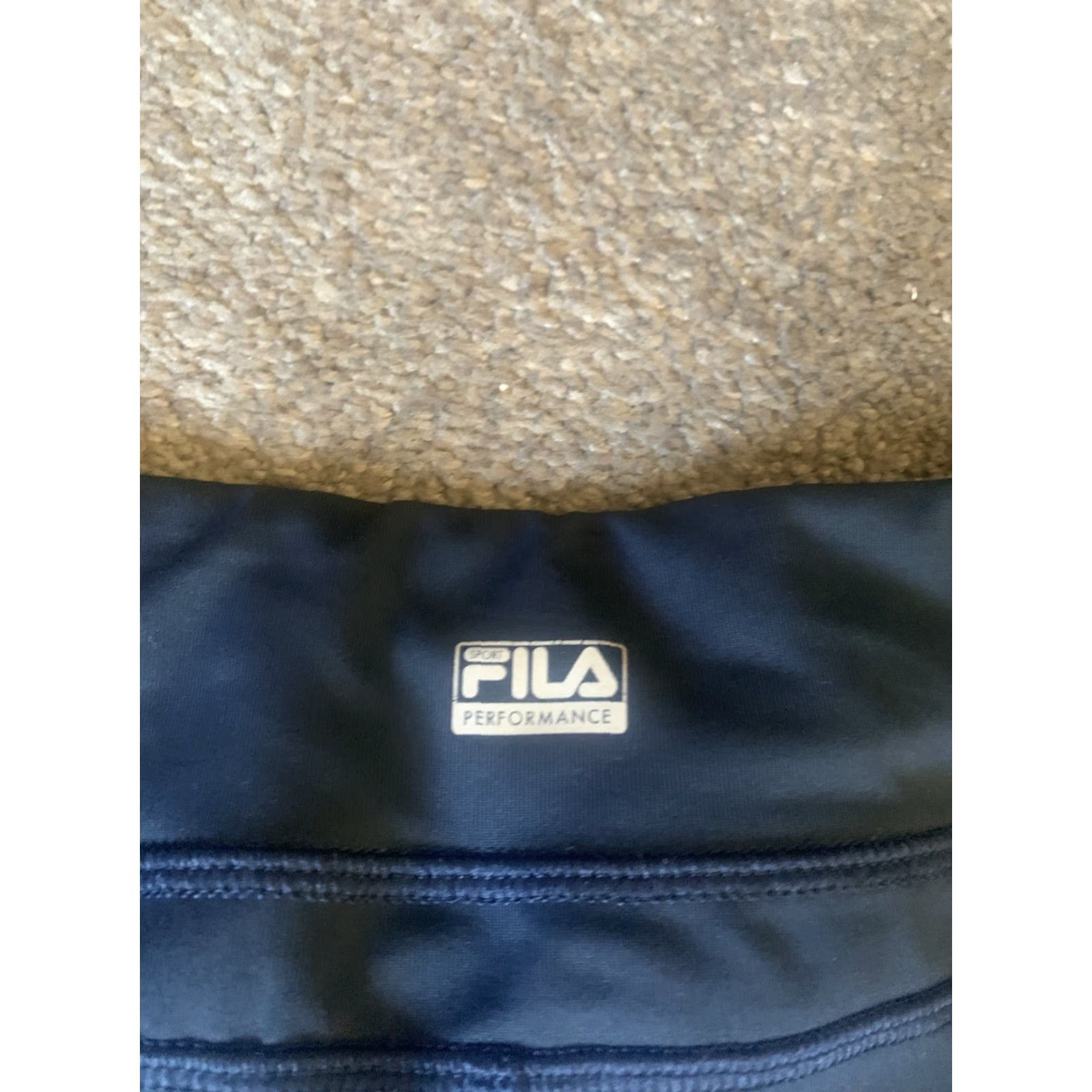 Fila FILA Sport Leggings Women Medium Blue High Rise Activewear Running & Jogging Shirt? Size 32" / US 10 / IT 46 - 5 Thumbnail