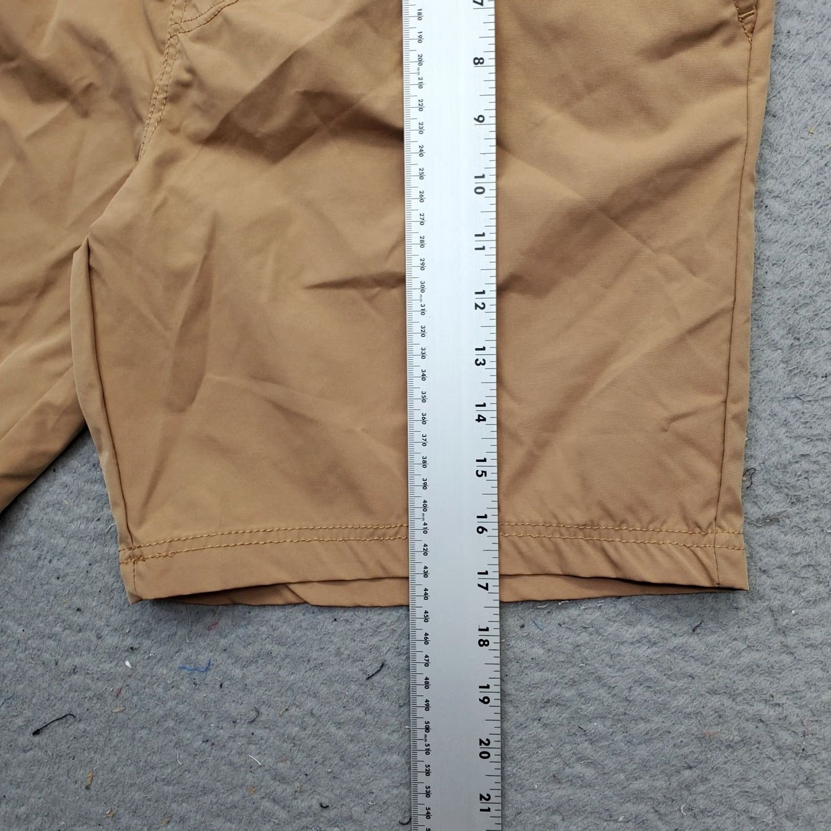 Southpole Southpole Mens Large Tan Quick Dry Drawstring Activewear Shorts Shirt Size US 33 - 3 Thumbnail