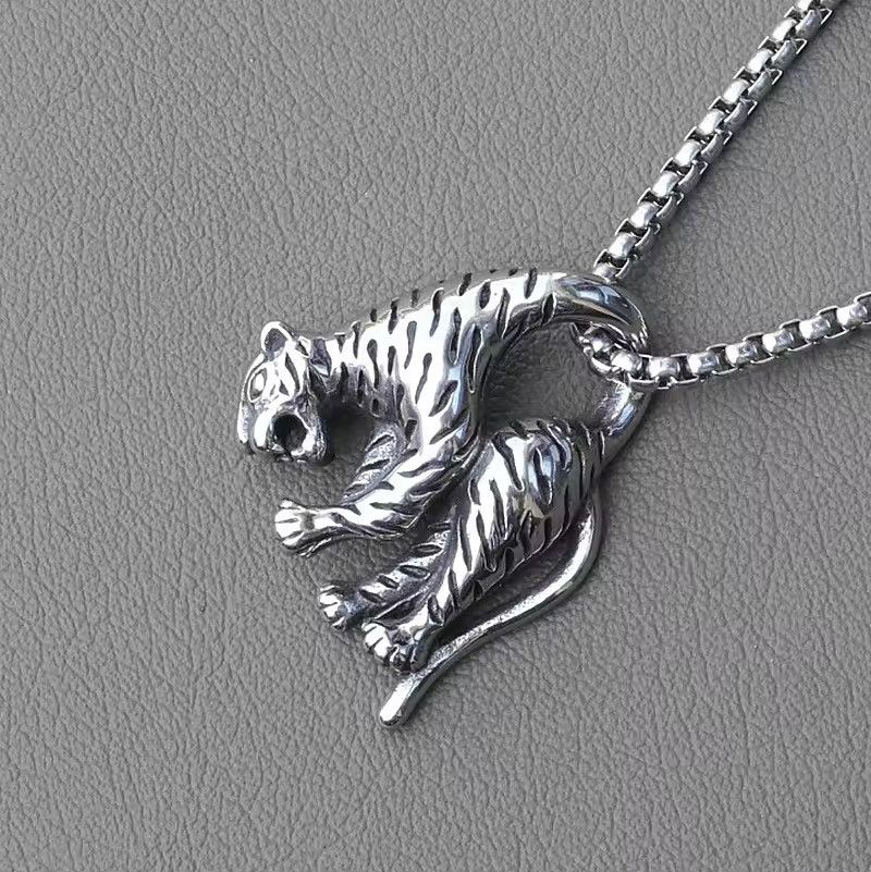 Jewelry Creativity Retro Niche Leopard Hunting Necklace Size ONE SIZE - 3 Thumbnail