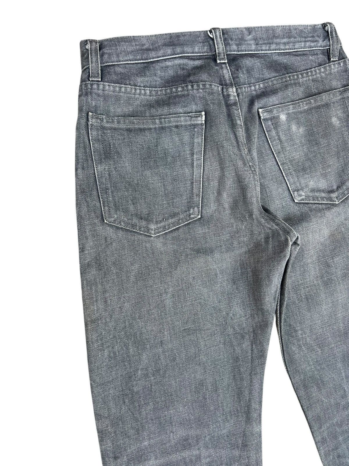 Vintage Helmut Lang Italian Cut Faded Mud Grey Denim Jeans