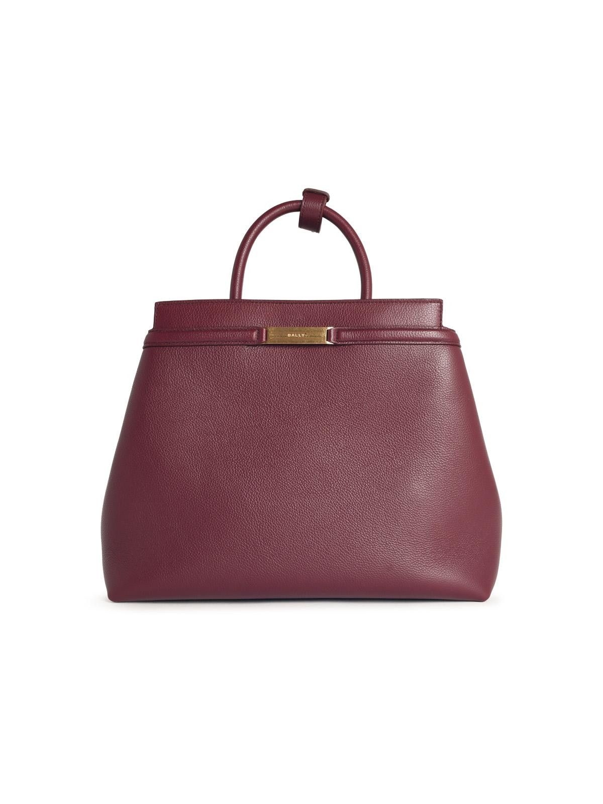 Bally BALLY Burgundy Leather Deco' Bag Size ONE SIZE - 1 Thumbnail