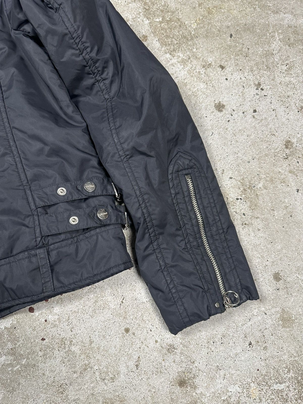 If Six Was Nine Vintage Y2K Black Moto Biker Style Multi Zip Jacket Size US S / EU 44-46 / 1 - 8 Thumbnail