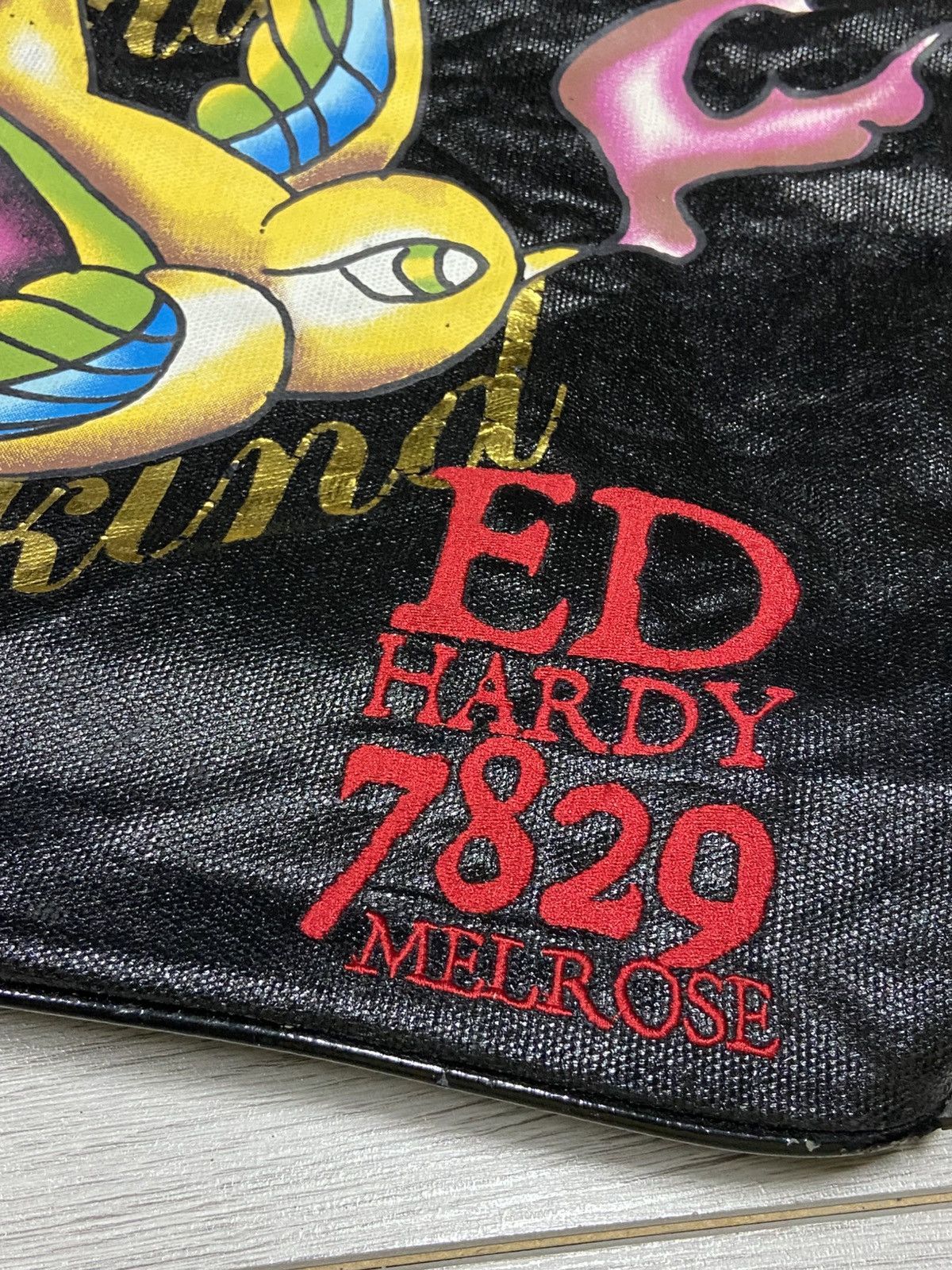 Ed Hardy Ed Hardy swallow love kills slowly tote bag Size ONE SIZE - 9 Thumbnail
