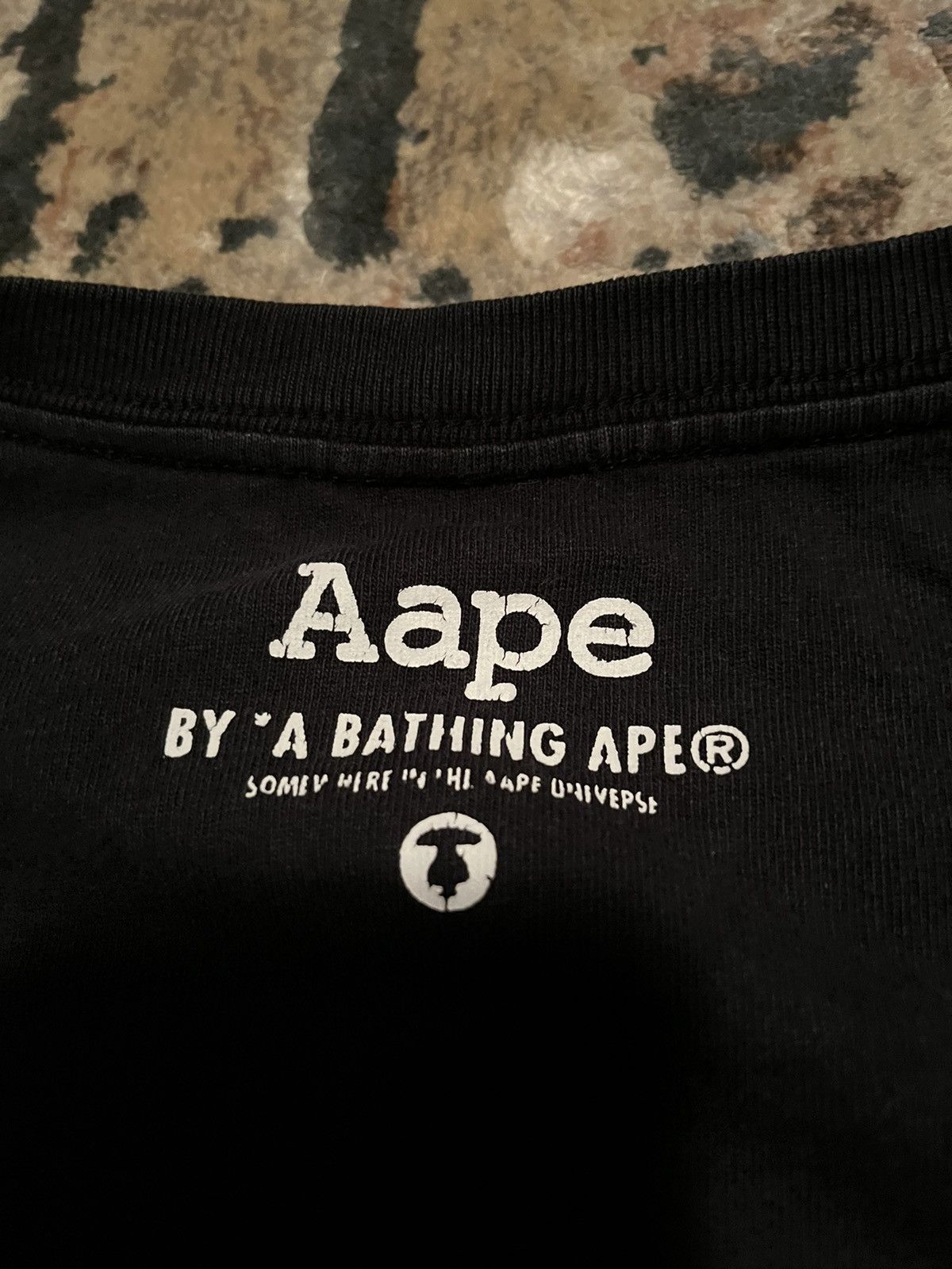 Aape Aape Black Red/Green/Blue/Yellow Logo T-Shirt Size US L / EU 52-54 / 3 - 3 Thumbnail