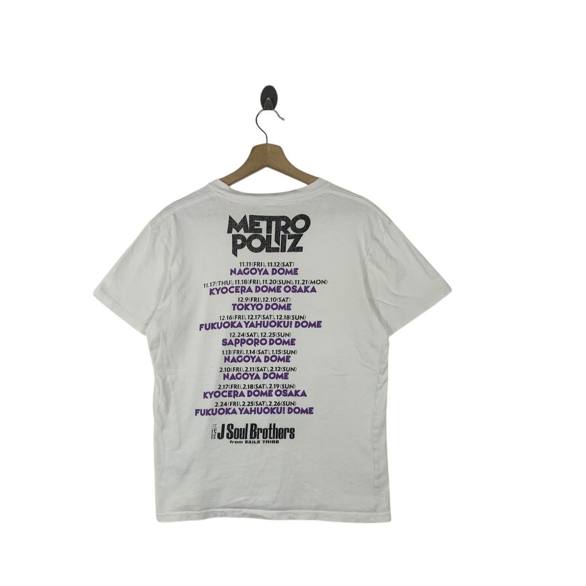 Band Tees J SOUL BROTHERS Exile Tribe Metro Poliz Tour Tee Shirt Top Size M / US 6-8 / IT 42-44 - 5 Thumbnail