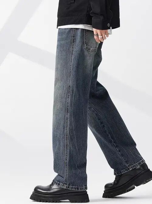 Jean Vintage High Street Wash Distressed Jeans Size US 30 / EU 46 - 1 Thumbnail