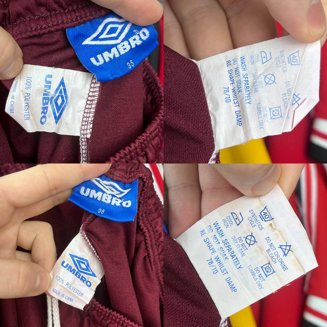 Umbro X2 Vintage Umbro Football Soccer Training Athletic Shorts Size US 36 / EU 52 - 8 Thumbnail
