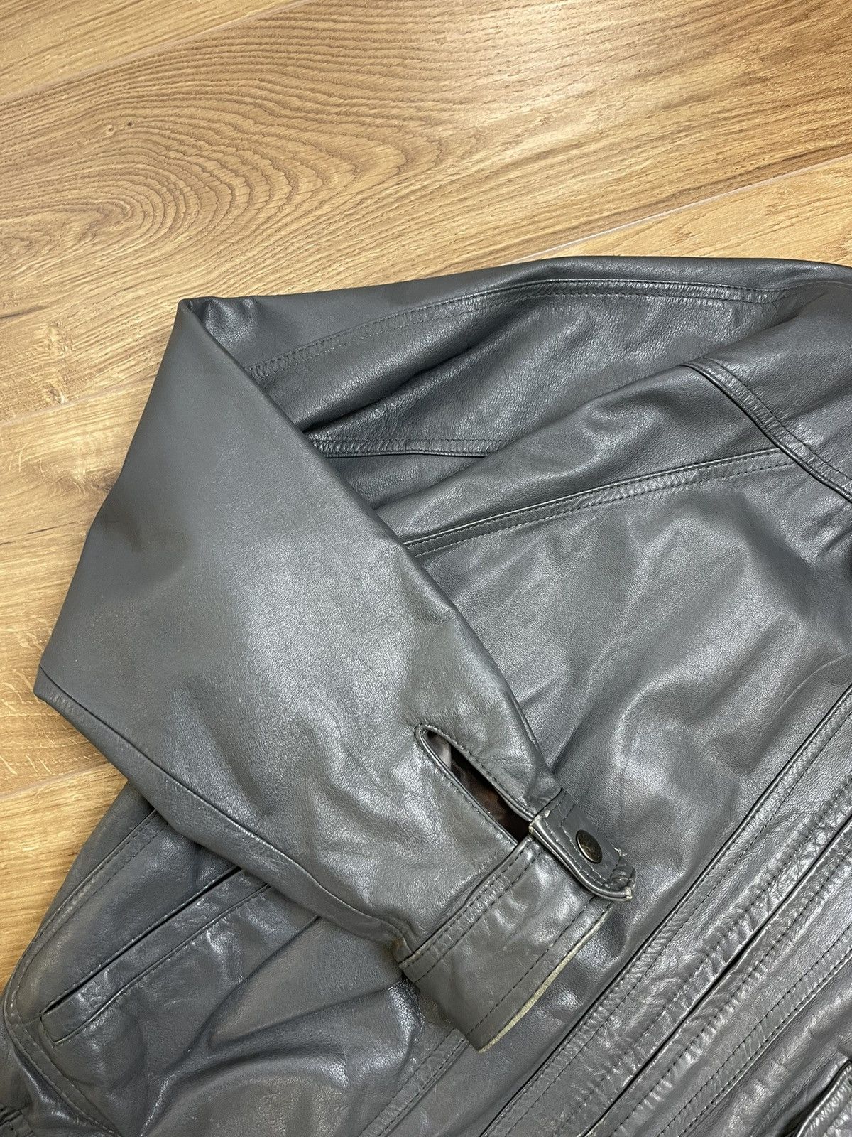 Genuine Leather × Vintage Vintage Y2K Aviator Top Gun Genuine Leather Jacket Bomber Size US M / EU 48-50 / 2 - 7 Thumbnail