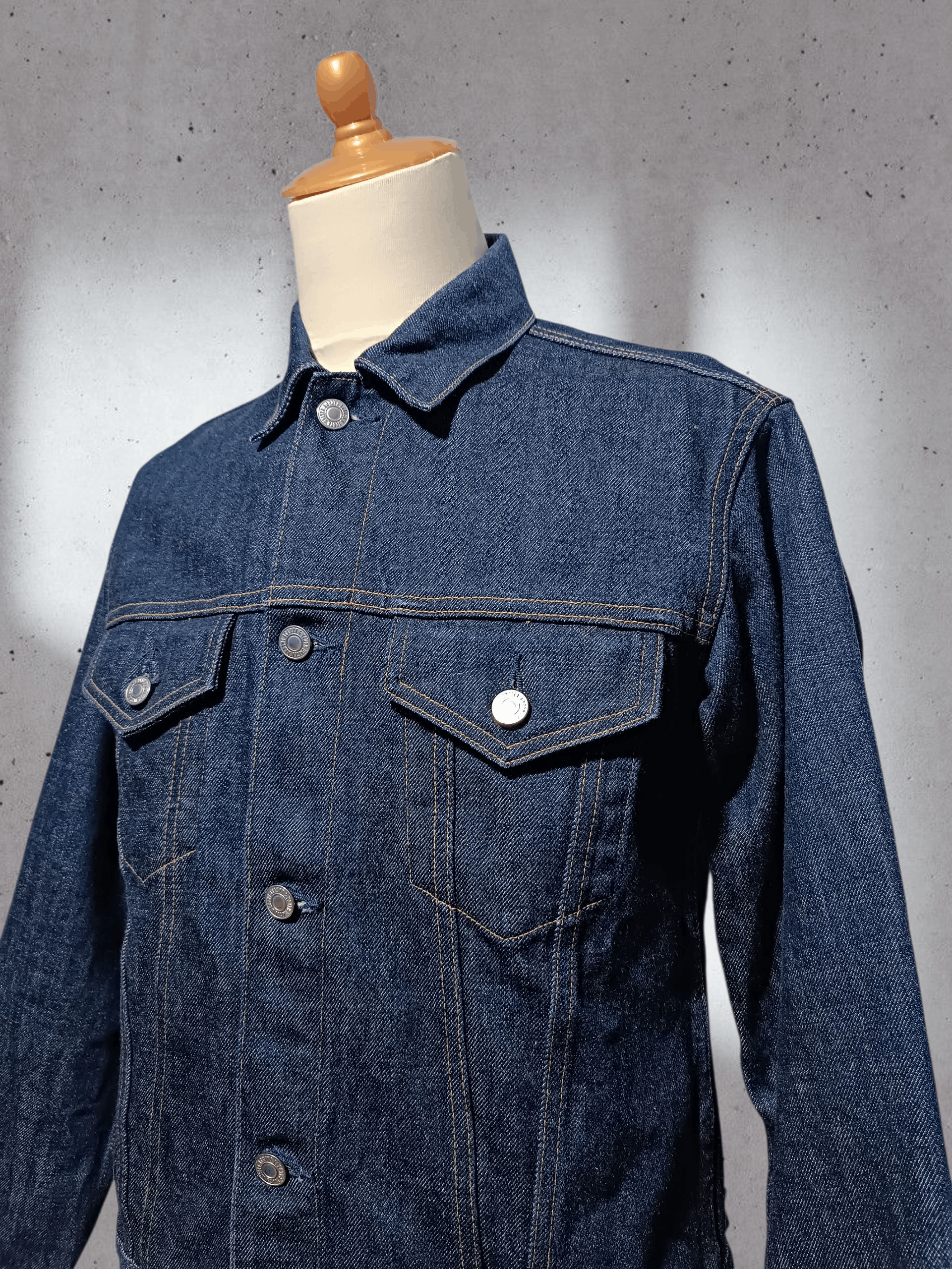 Japanese Brand Beauty and Youth Selvedge Raw Denim Indigo Trucker Jacket Size US M / EU 48-50 / 2 - 3 Thumbnail